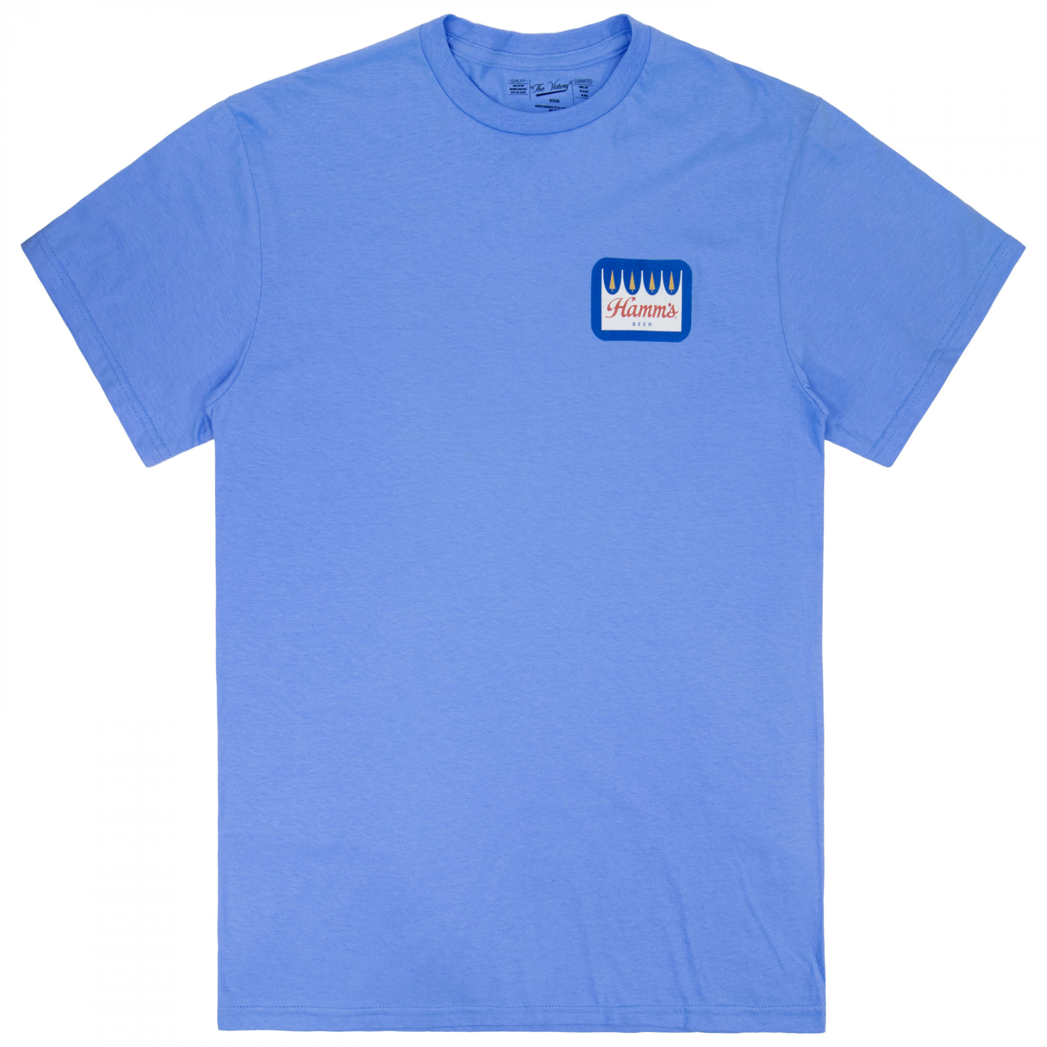 Hamm's Beer Fishing and Chilling Front and Back Print T-Shirt