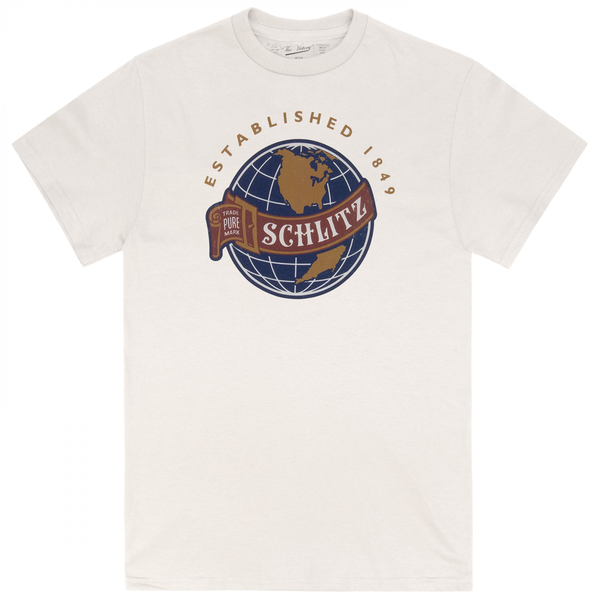 Schlitz Globe Logo - Established 1849 T-Shirt
