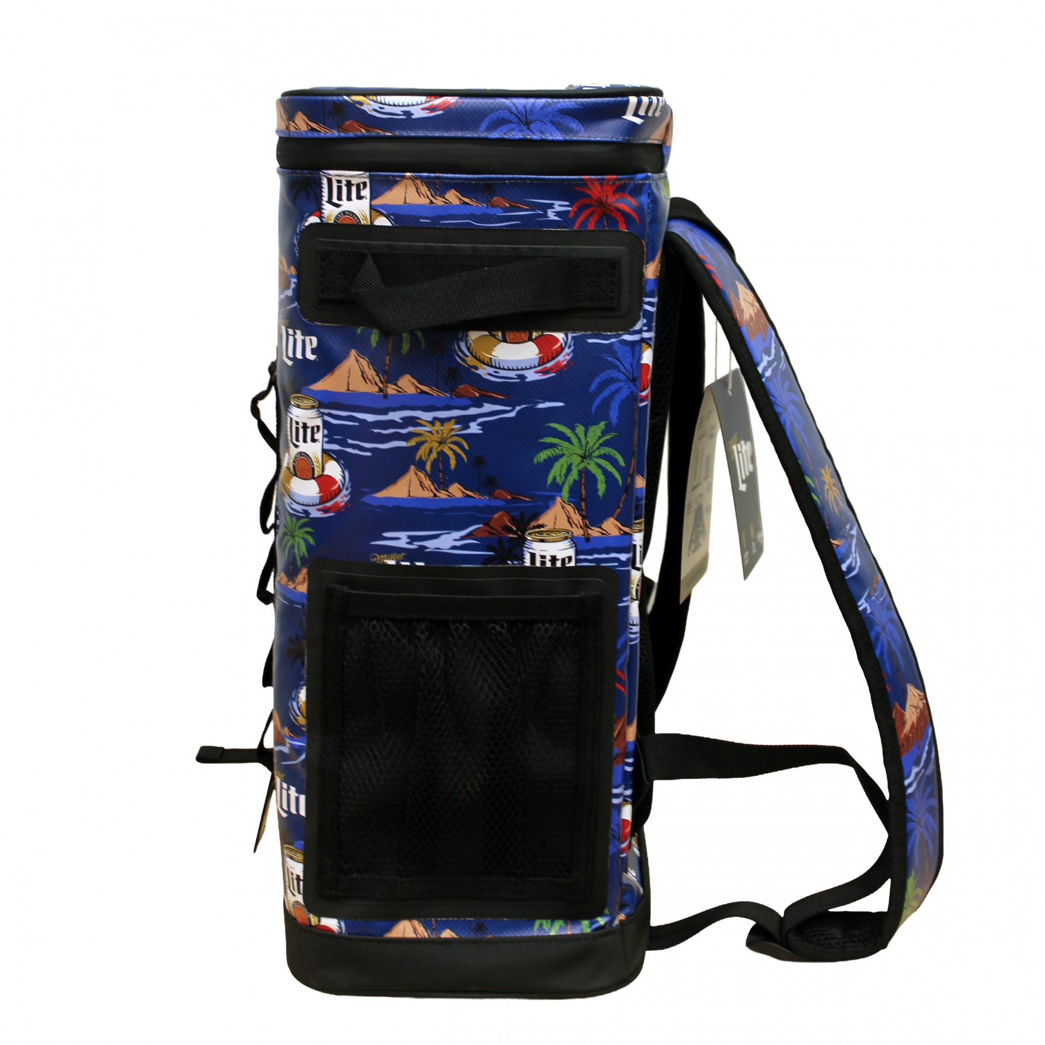 Miller Lite Summer 24-Can Backpack Premium Welded Insulation Cooler Bag