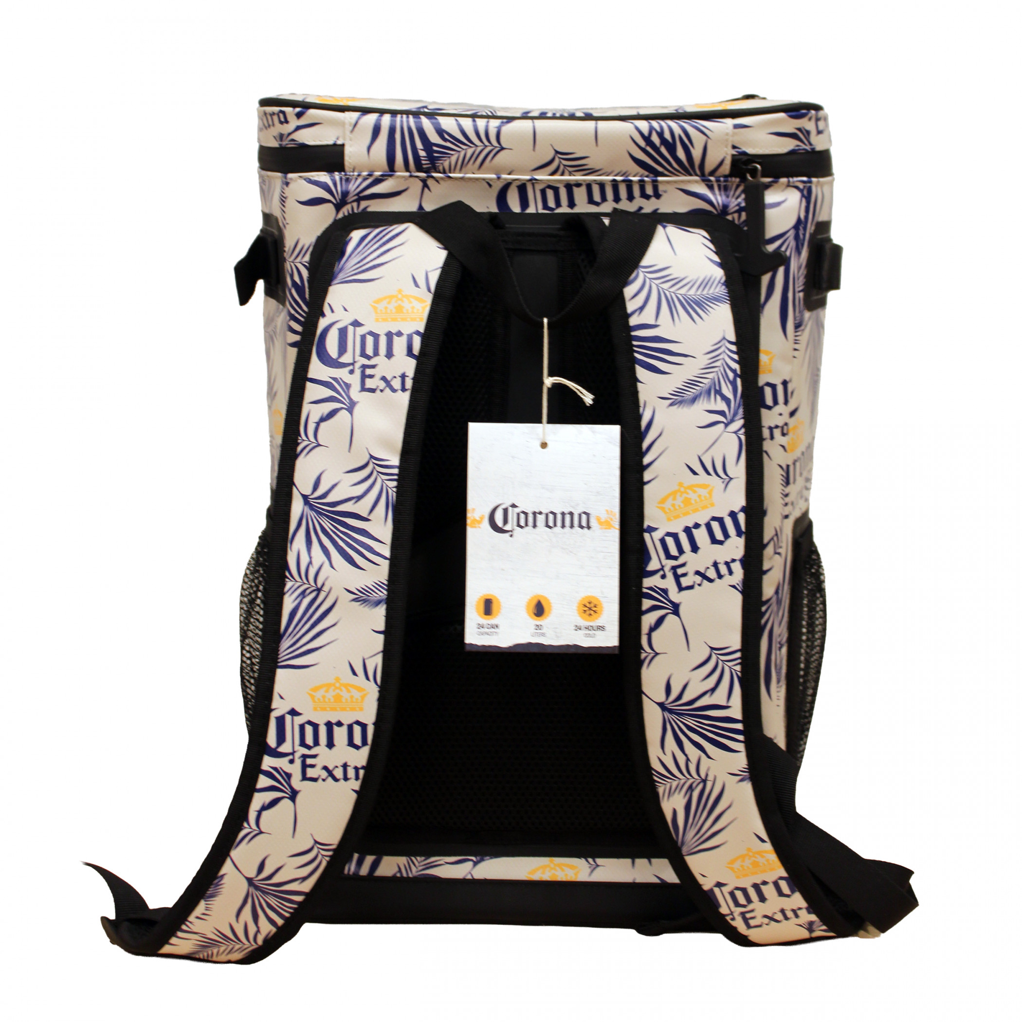 Corona Extra Palms 24-Can Backpack Premium Welded Insulation Cooler Bag