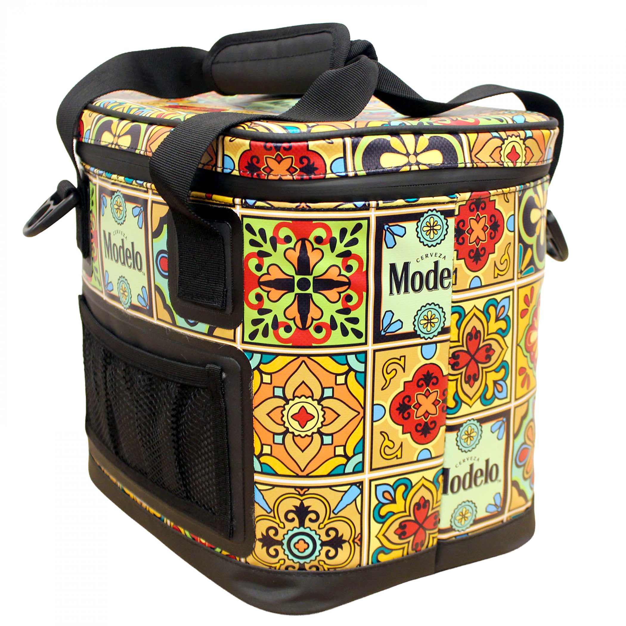 Modelo Tile Pattern 18-Can Premium Welded Insulation Box Cooler