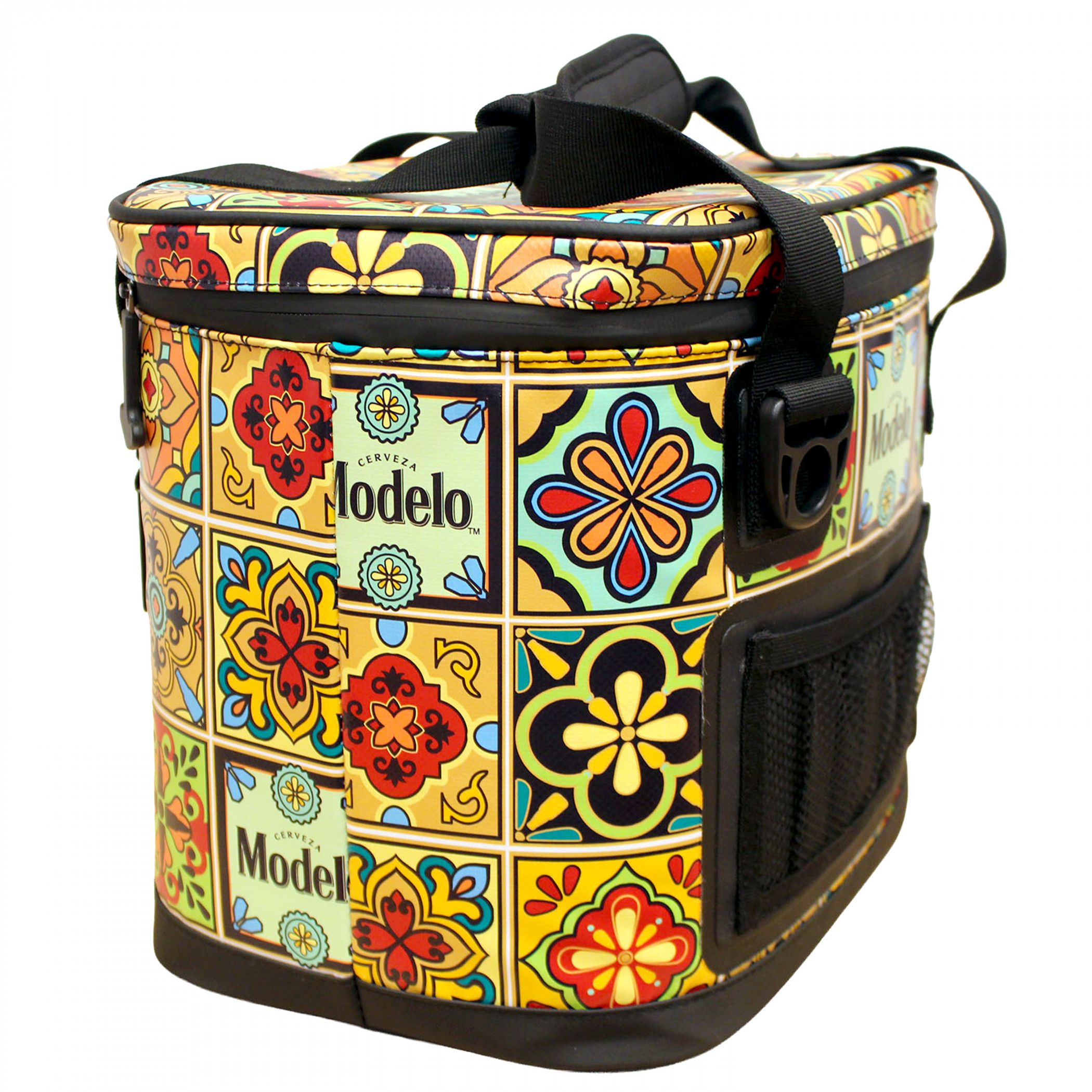 Modelo Tile Pattern 18-Can Premium Welded Insulation Box Cooler