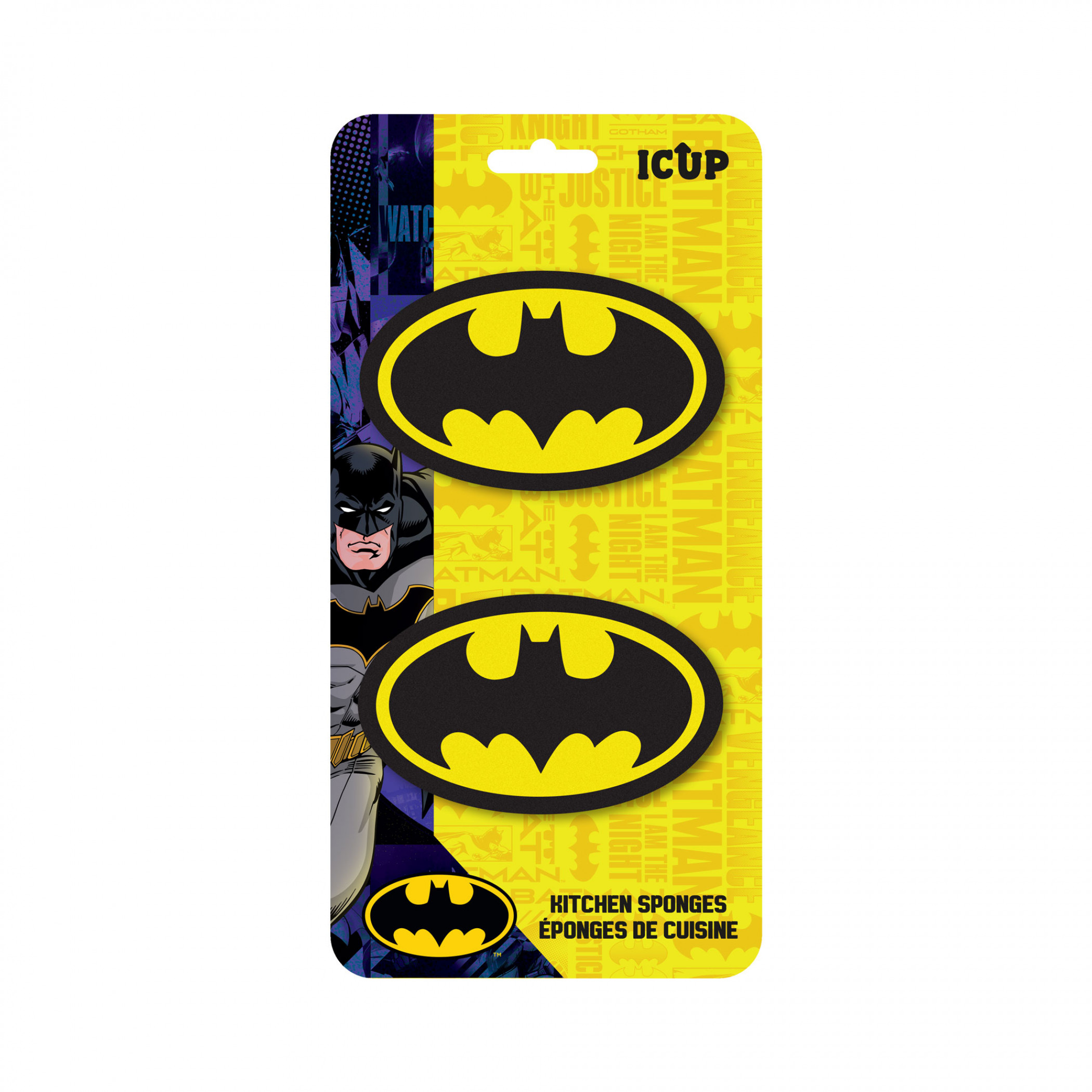 Batman Kitchen Sponges 2-count, Multi-Color