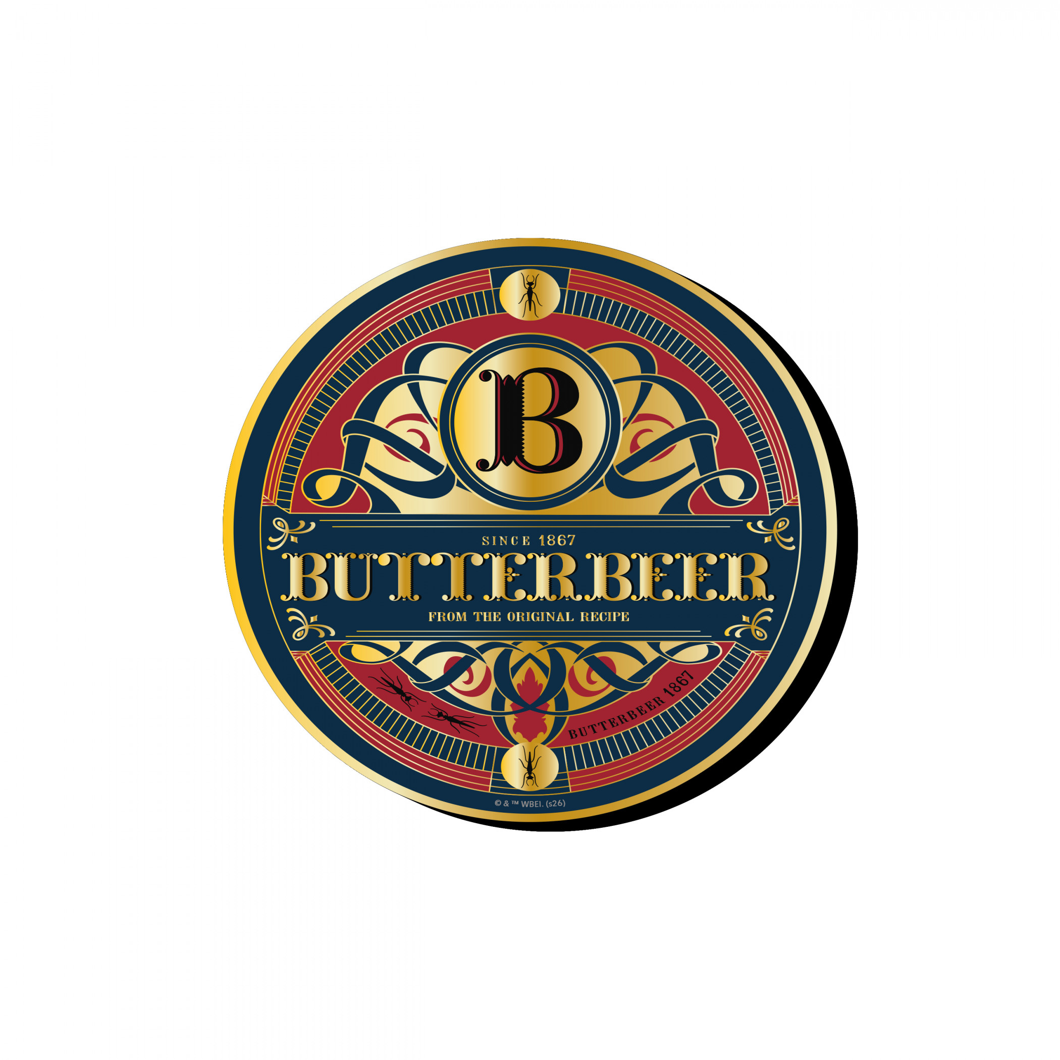 Harry Potter Butterbeer Funky Chunky Wood Magnet, Multi-Color