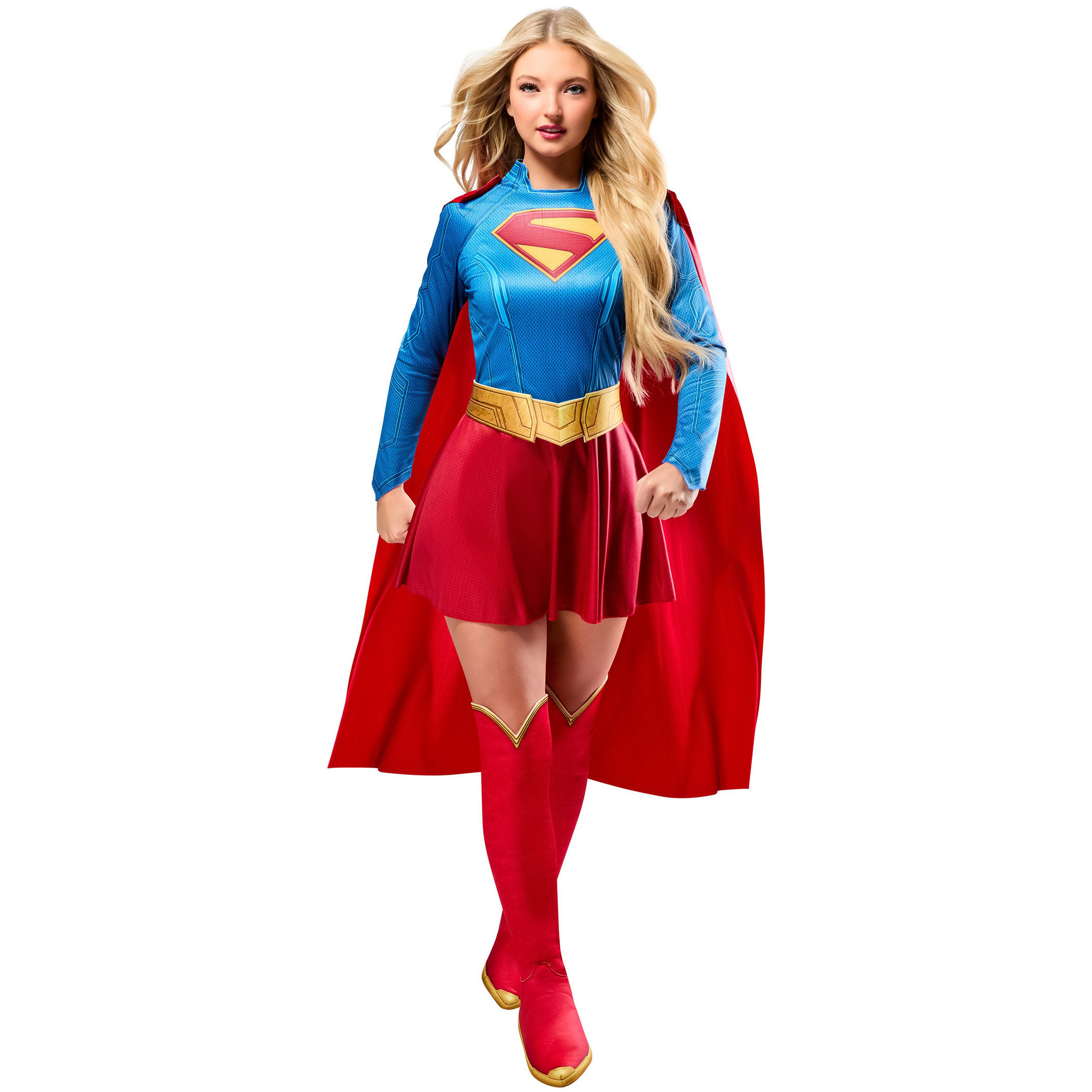 Supergirl Adult Costume, Red