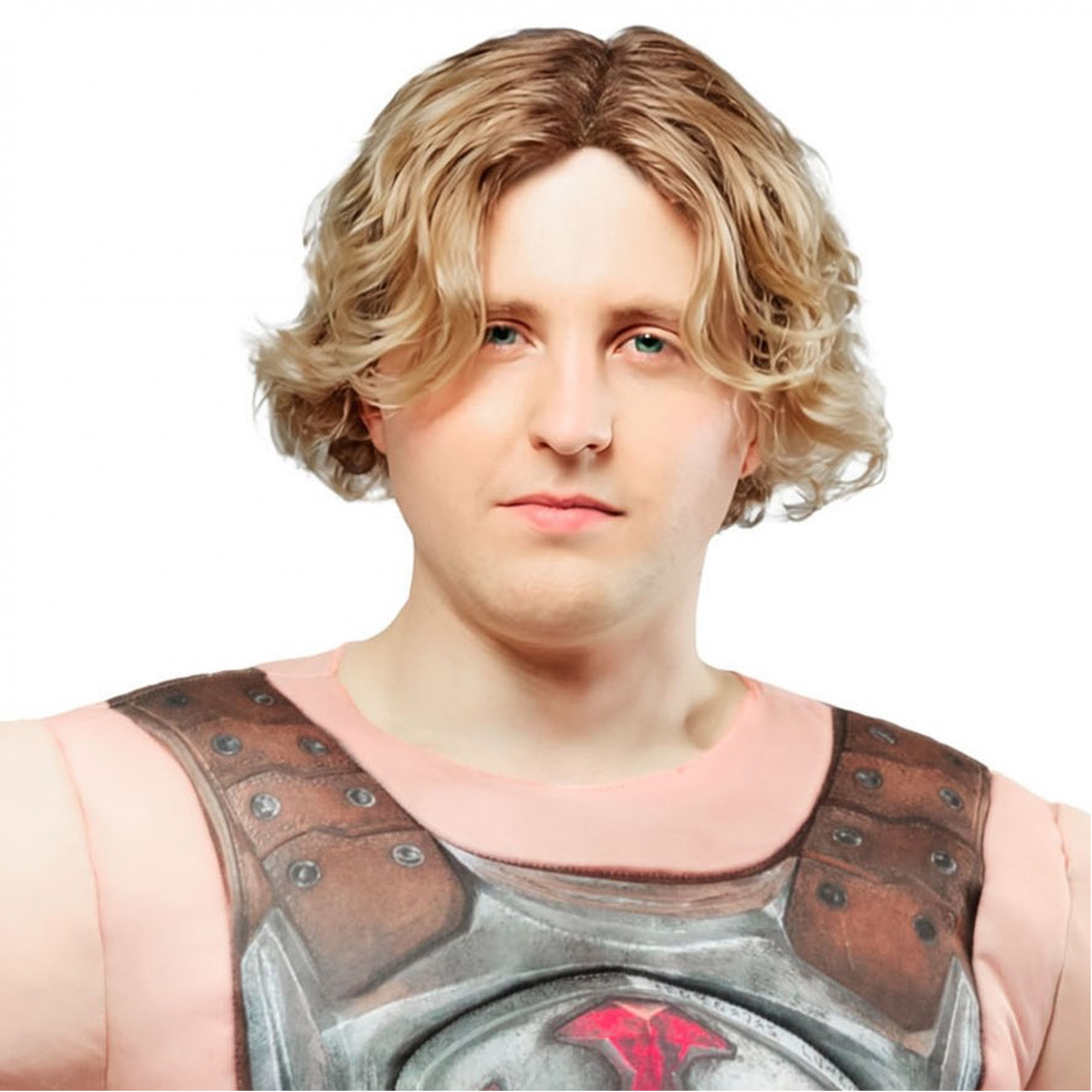 He-Man Adult Wig, Beige