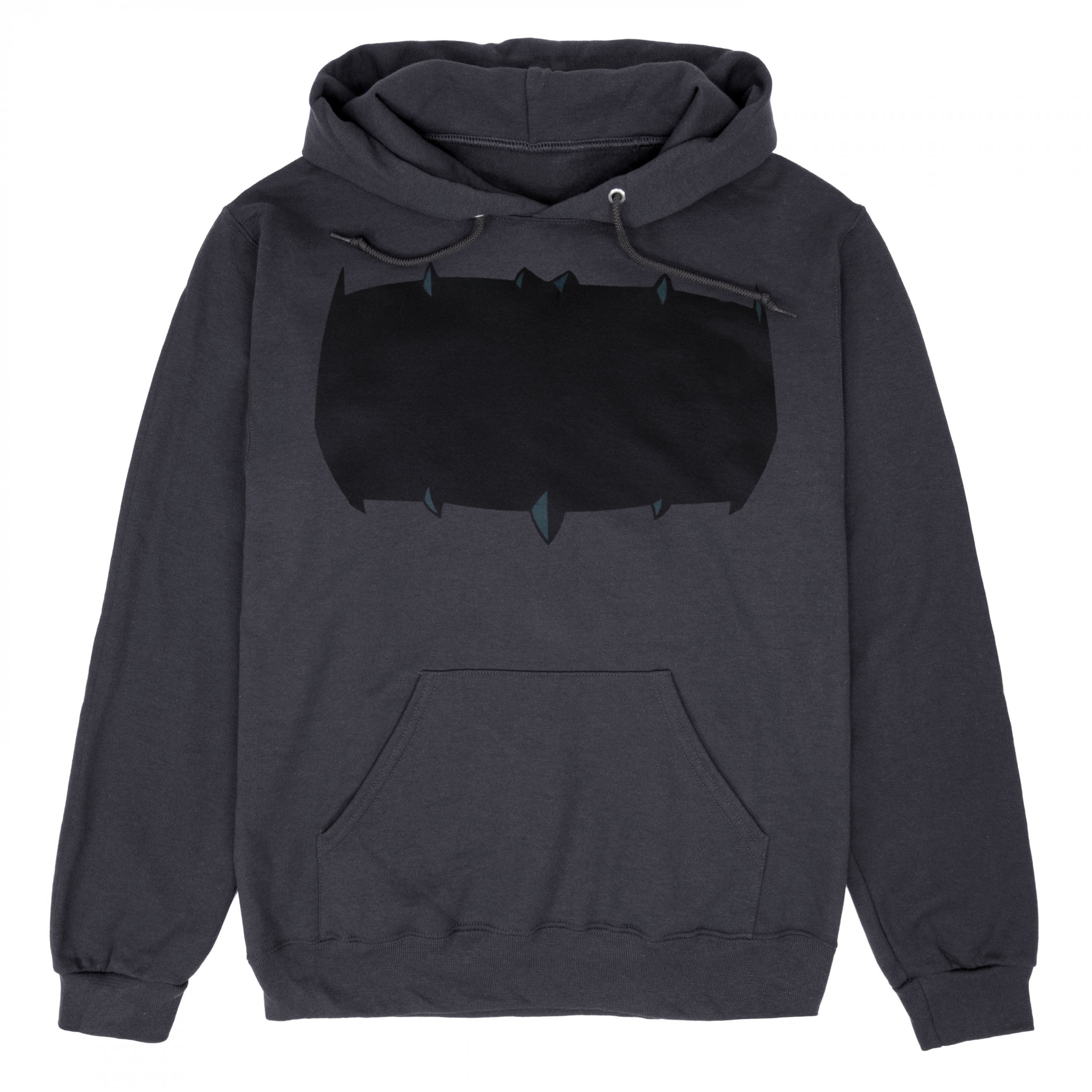 Absolute Batman Logo Pullover Hoodie, Grey