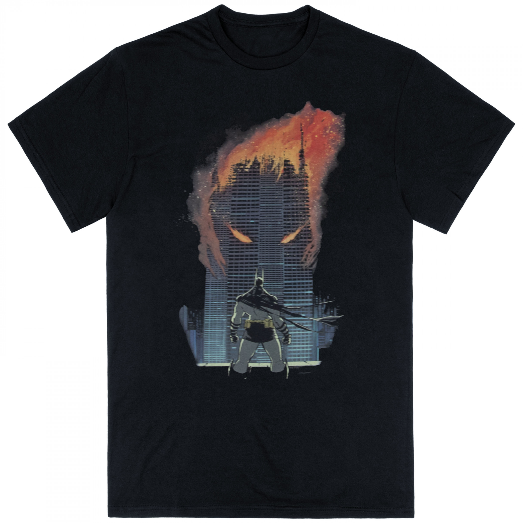 Absolute Batman #2 Burning Building T-Shirt, Black