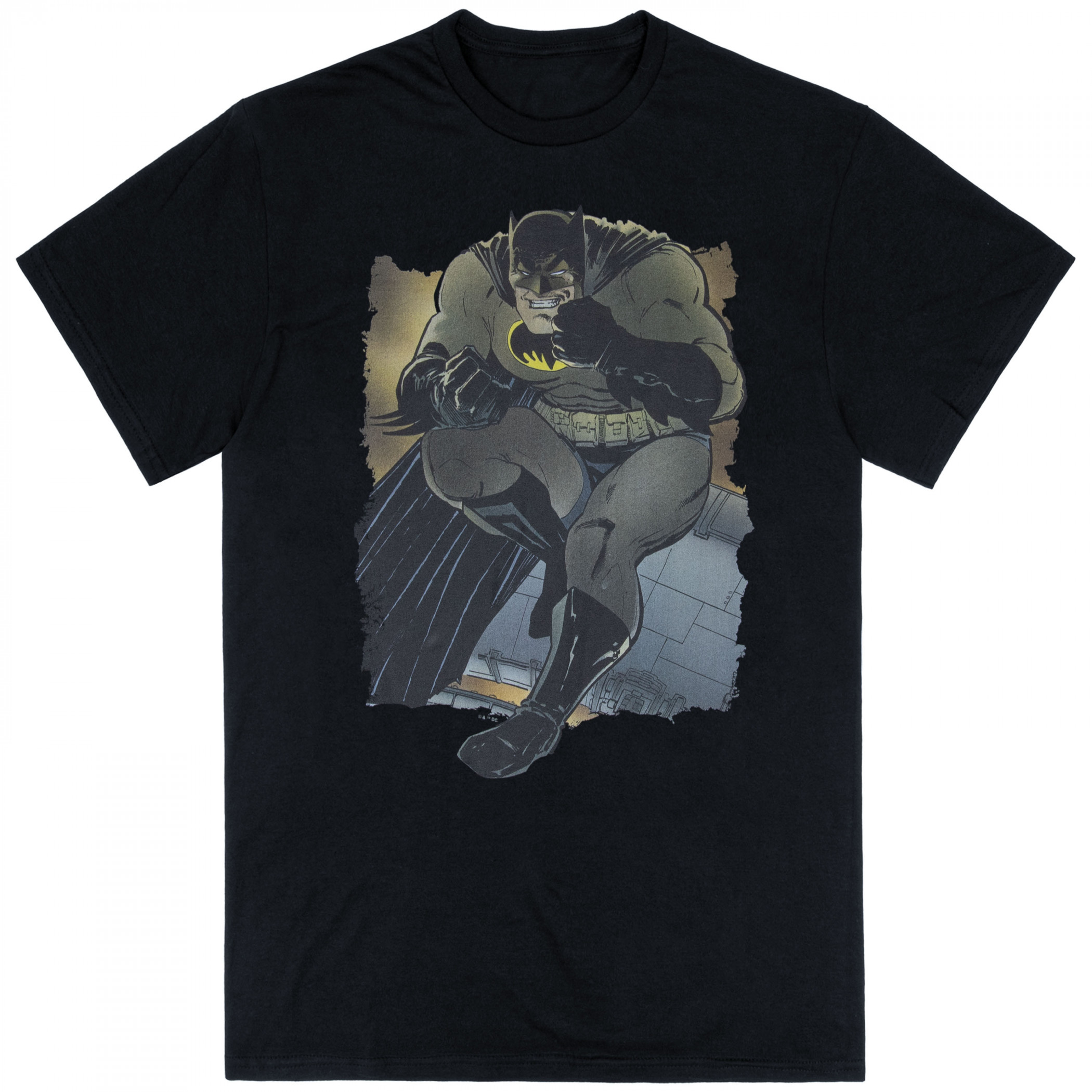 Batman The Dark Knight Returns Original Promo Art by Frank Miller T-Shirt, Black