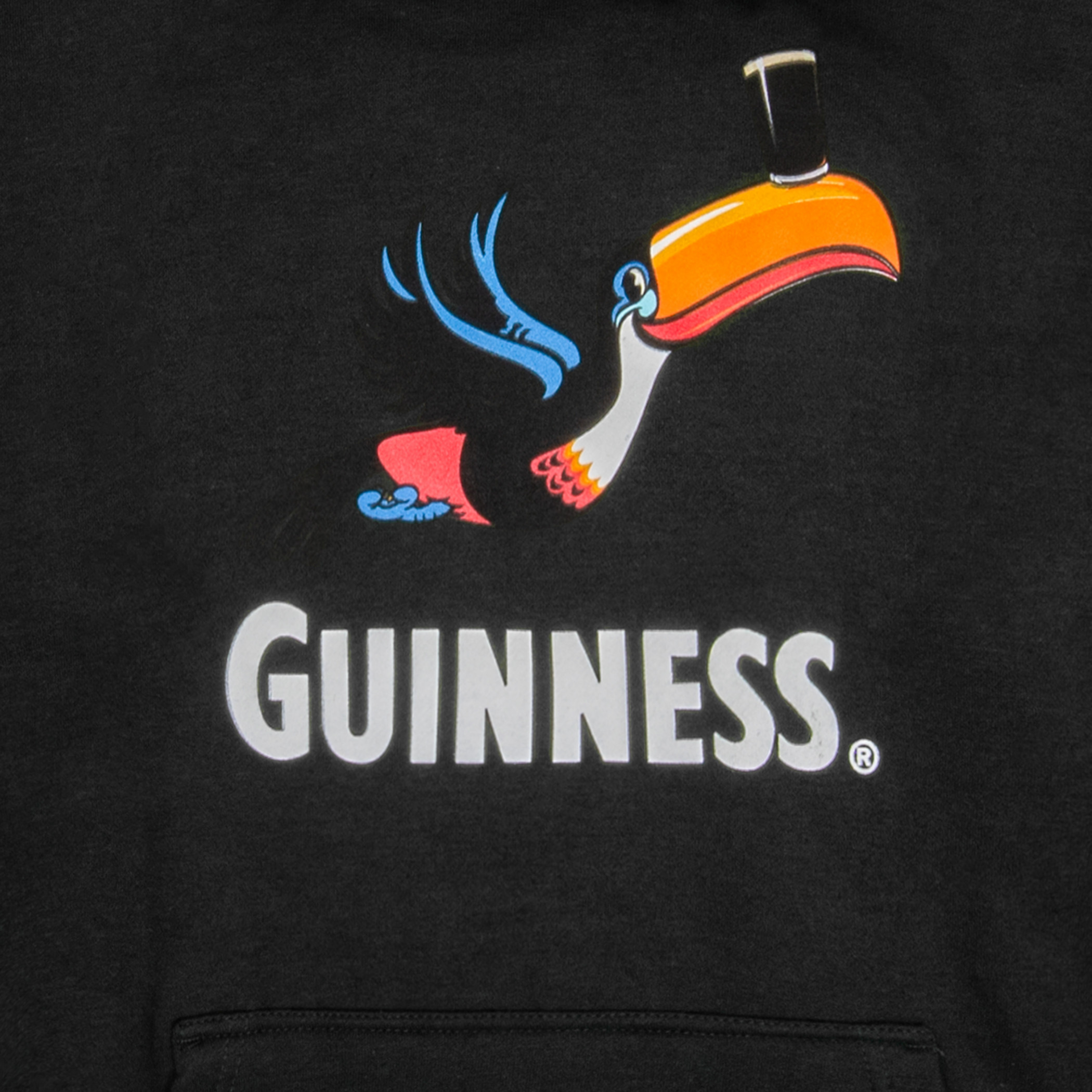 Guinness Gilroy Toucan Black Hoodie - image 2