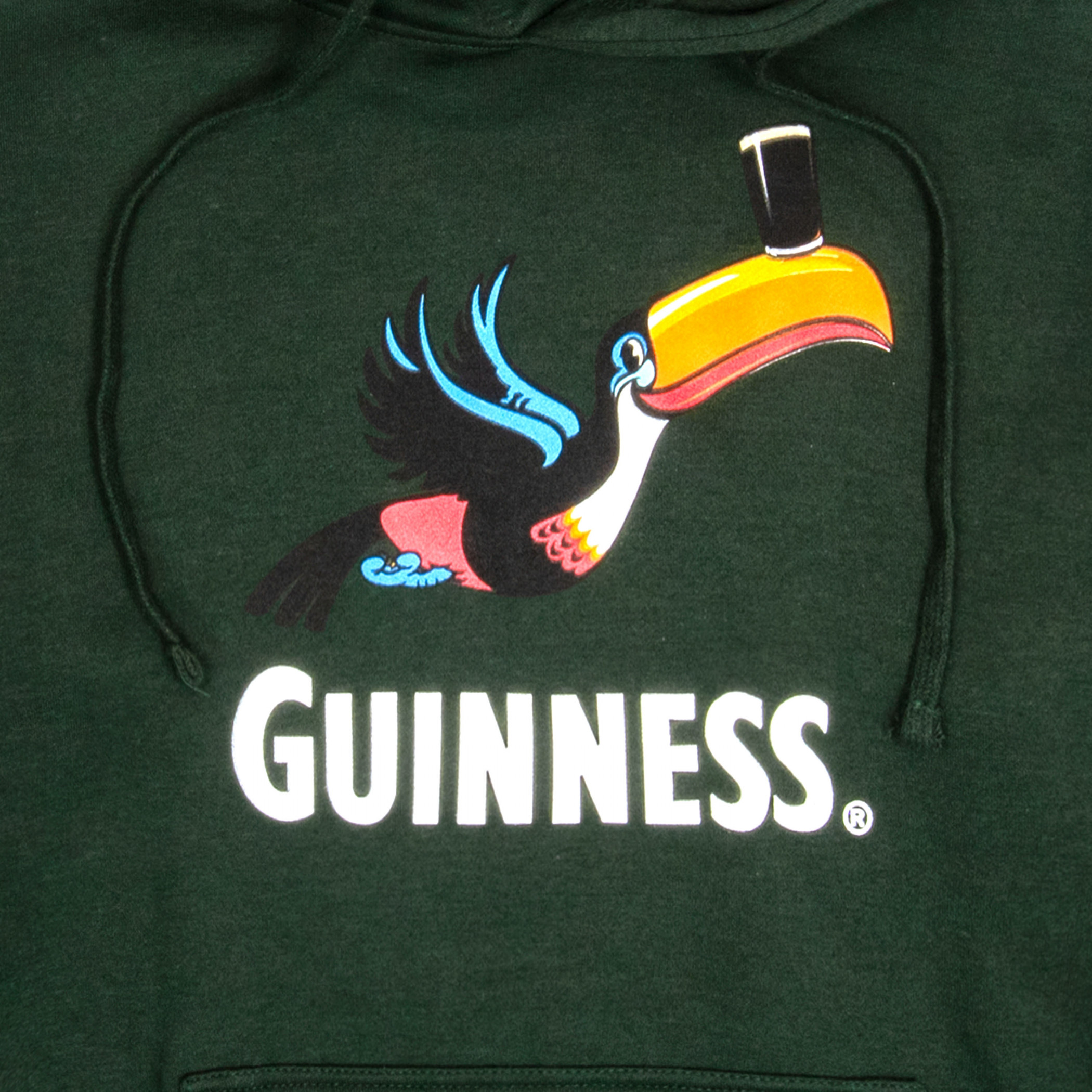 Guinness Gilroy Toucan Green Hoodie - image 2