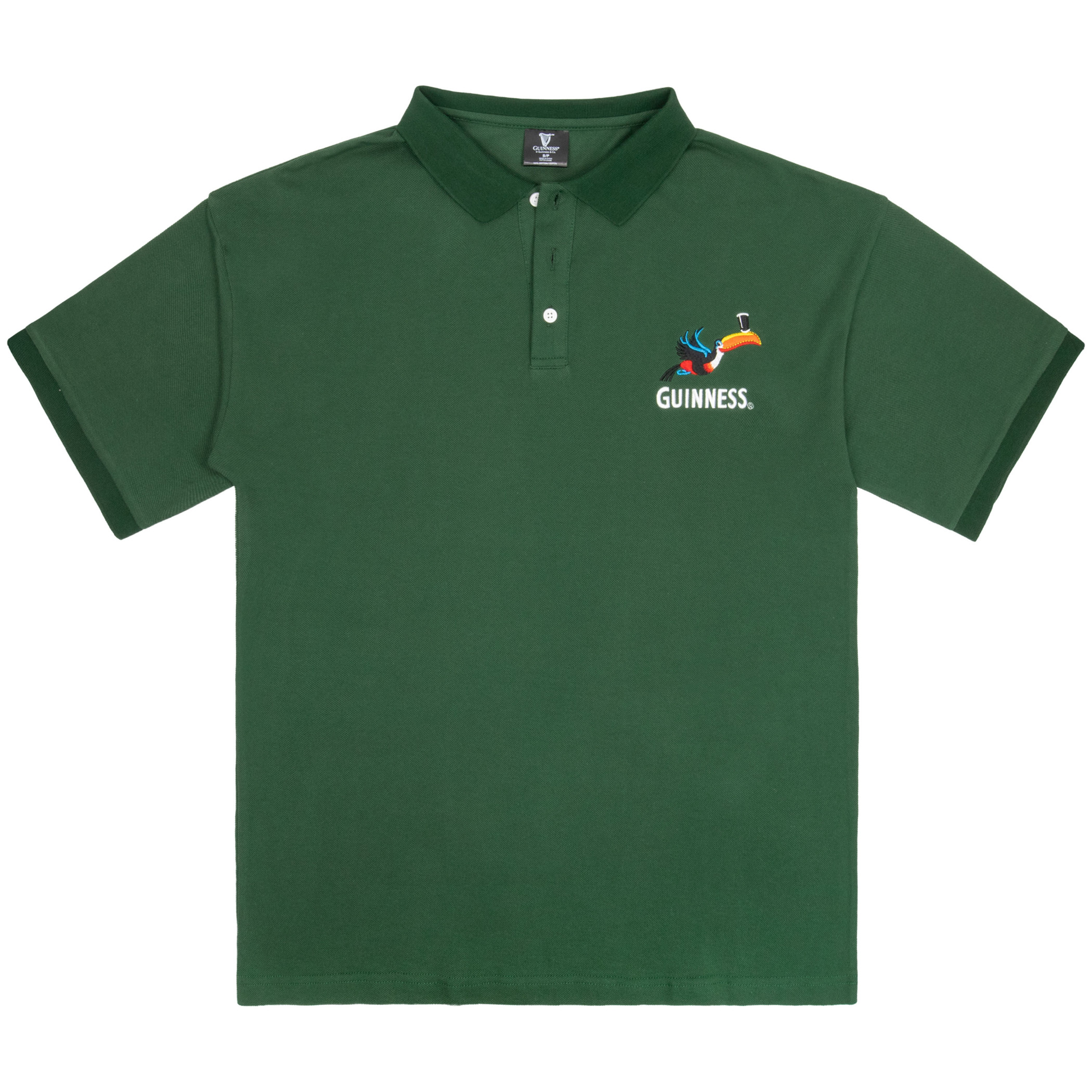 Guinness Gilroy Toucan Green Polo Shirt