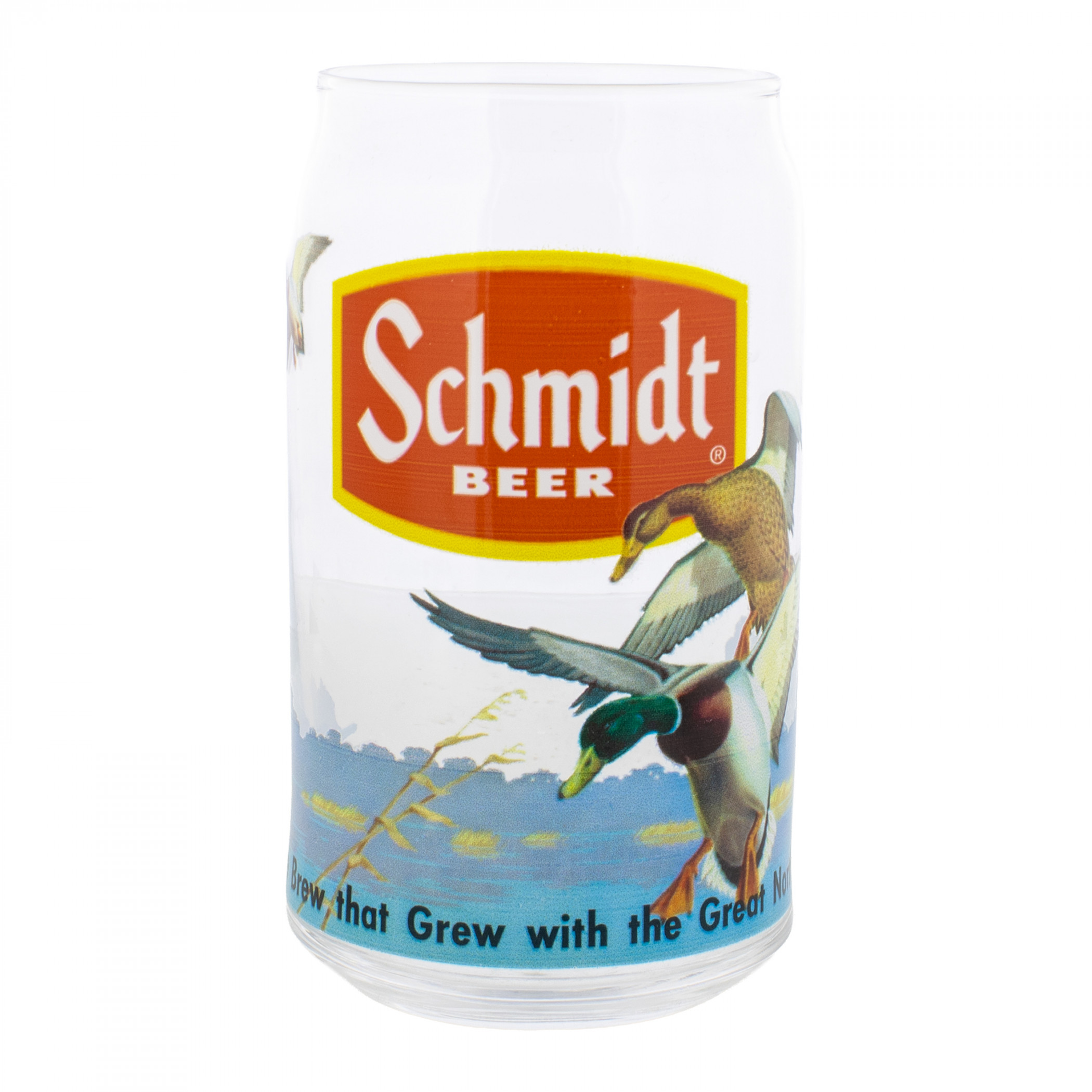 Schmidt Assorted Wildlife 16 oz Can Glass 4-Pack