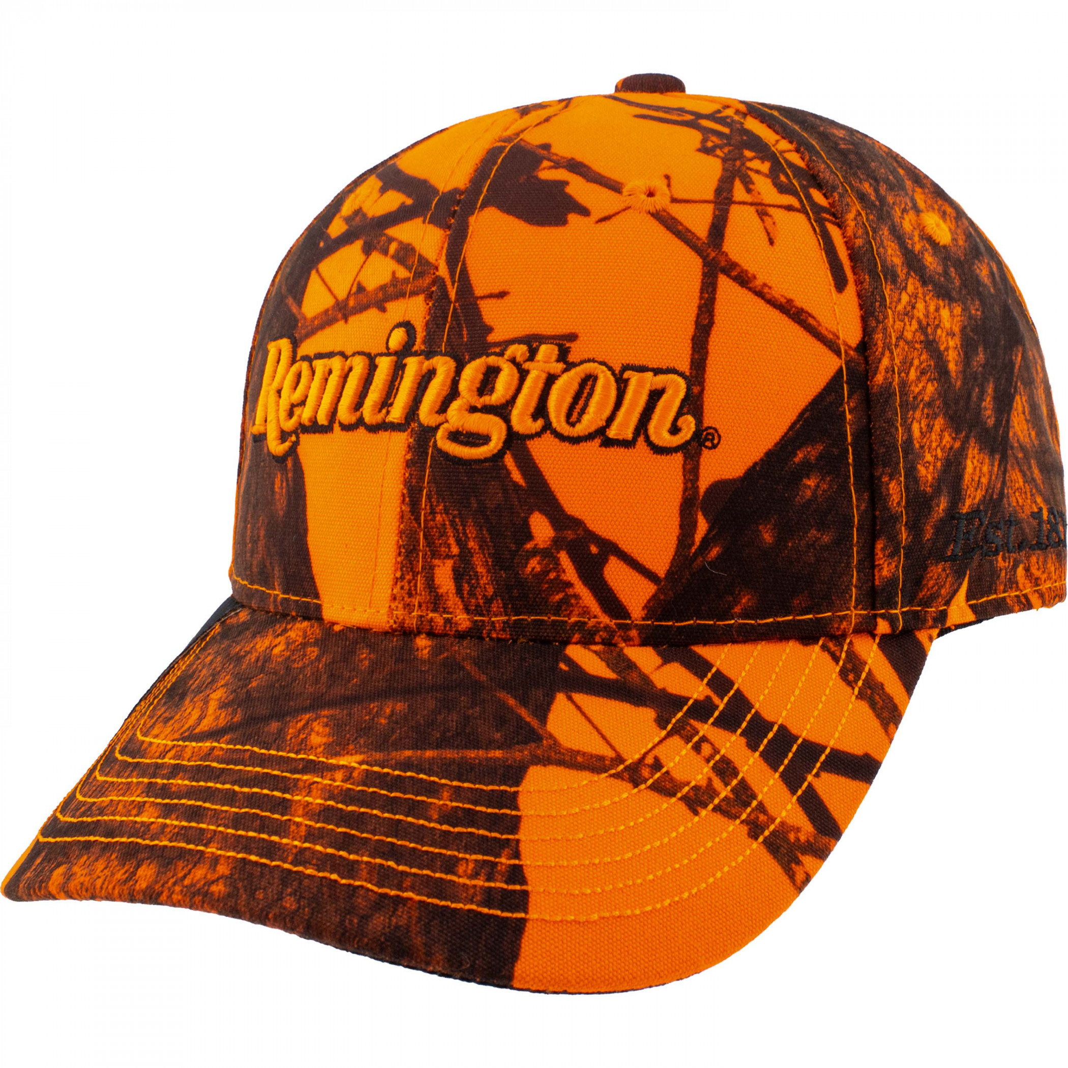 Remington Orange Hunt Camo Adjustable hat