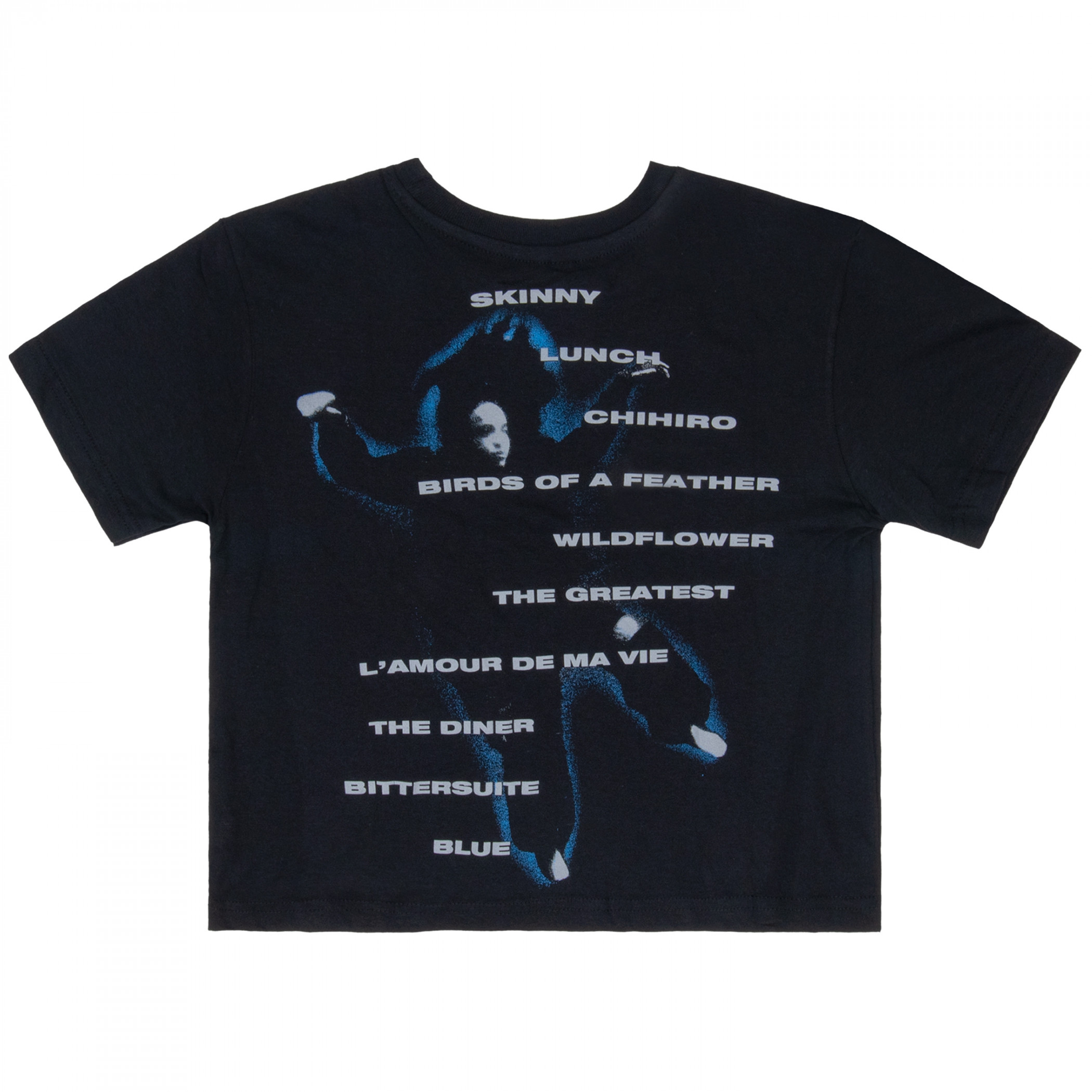 Billie Eilish Hit Me Hard and Soft Track List Front & Back Crop Top