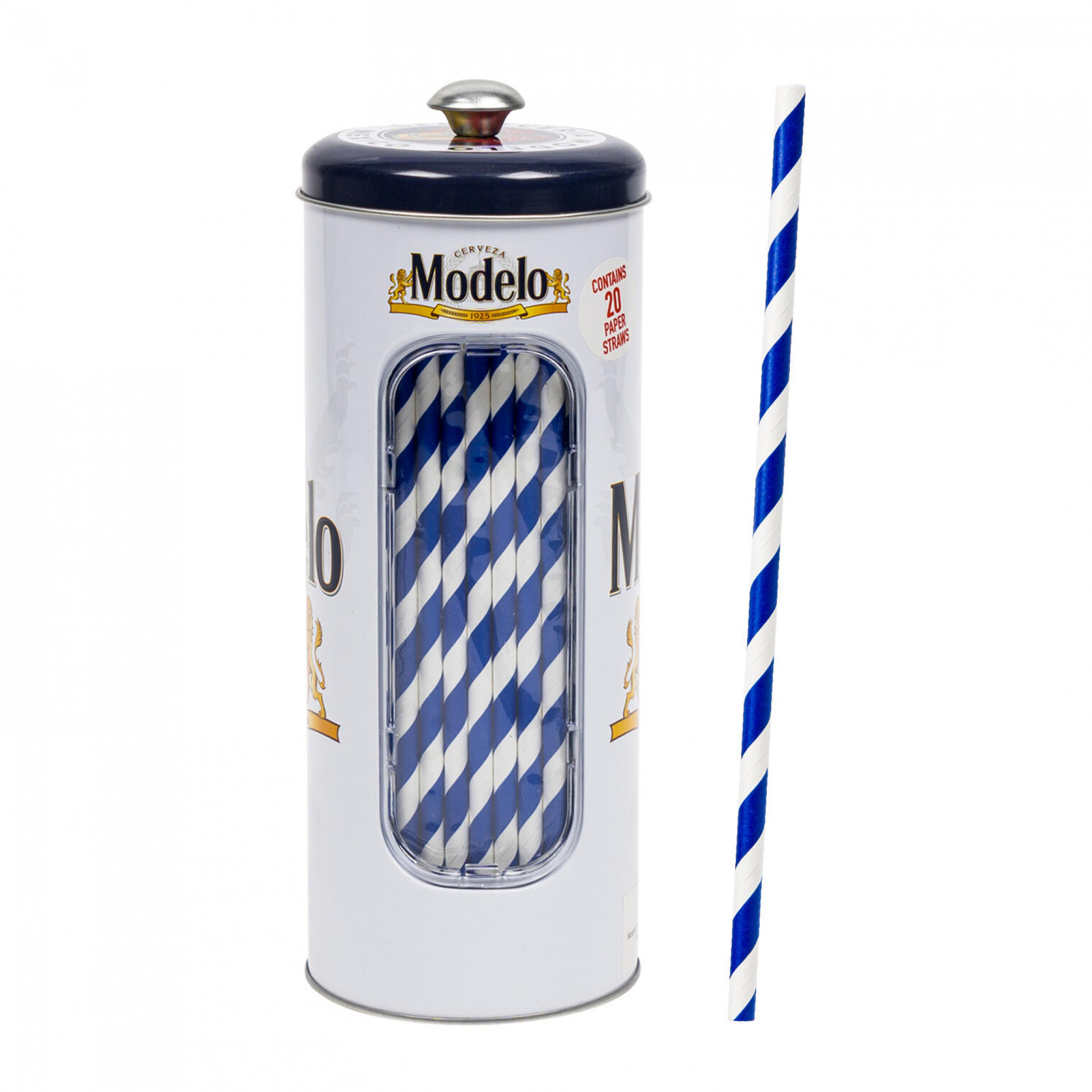 Modelo Logo Vintage Style Straw Holder