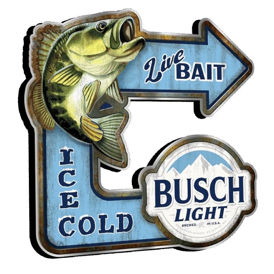 Busch Light Live Bait Fishing Arrow Infinity Light
