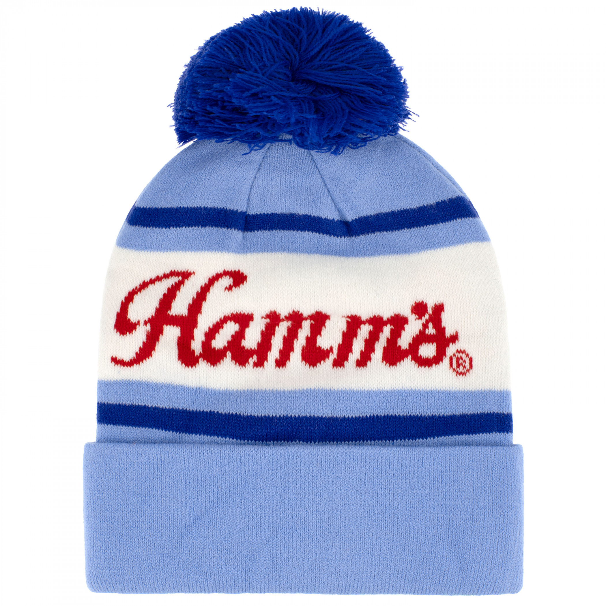 Hamm's Beer Bear Knit Cuff Pom Beanie - image 2