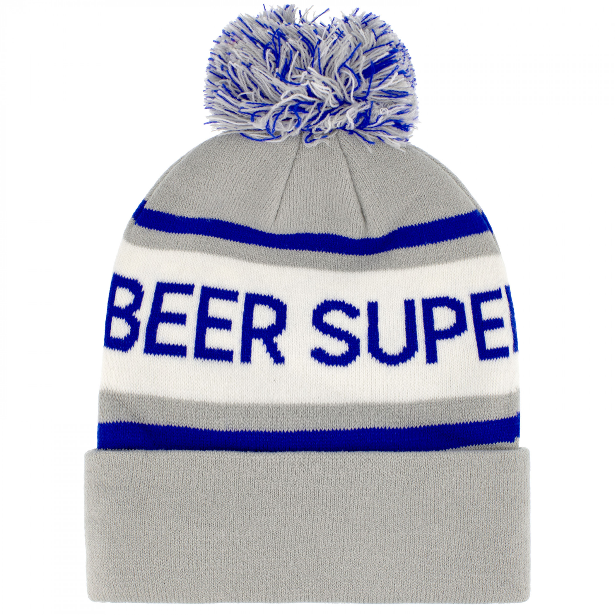 Michelob Ultra Superior Light Knit Cuff Pom Beanie - image 2