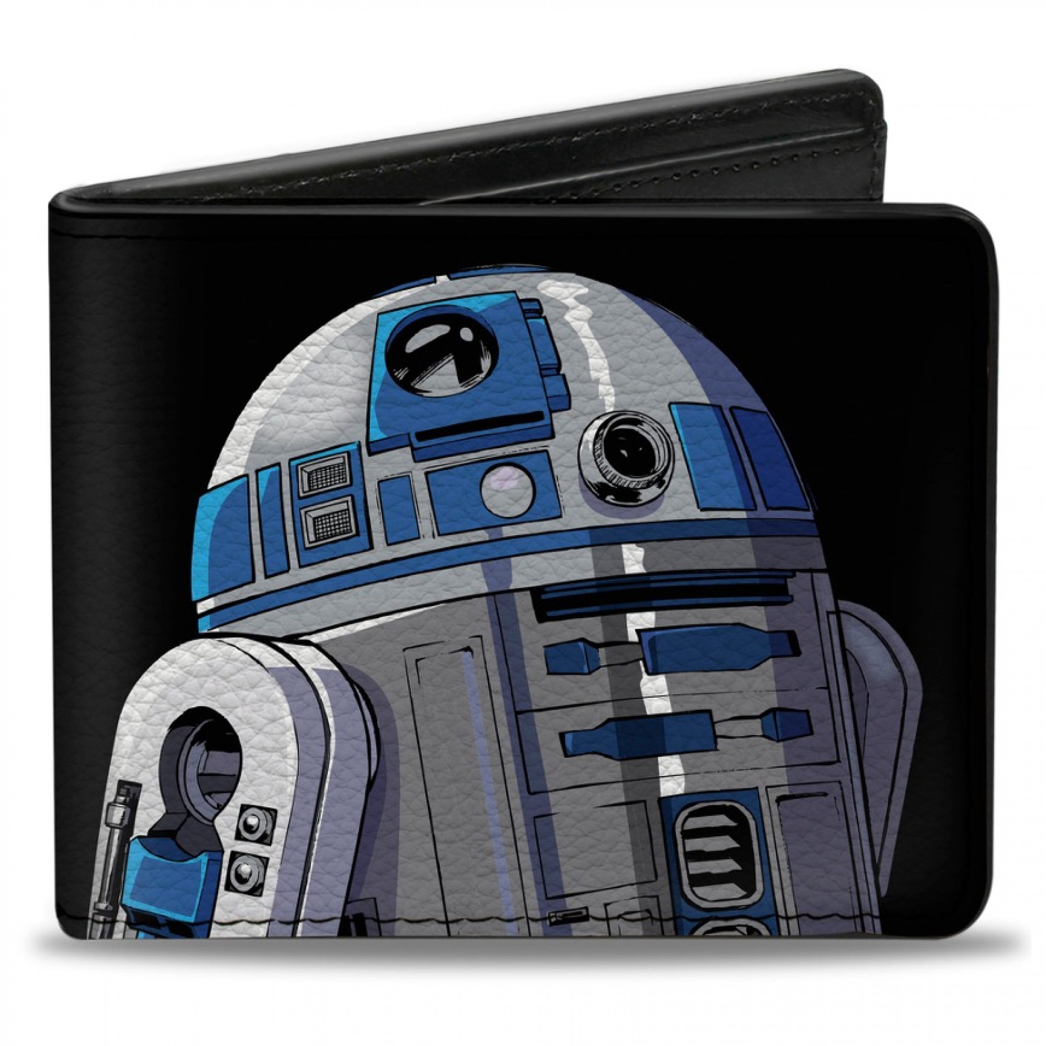 Star Wars R2-D2 Droid and Name Bi-Fold Wallet, Black
