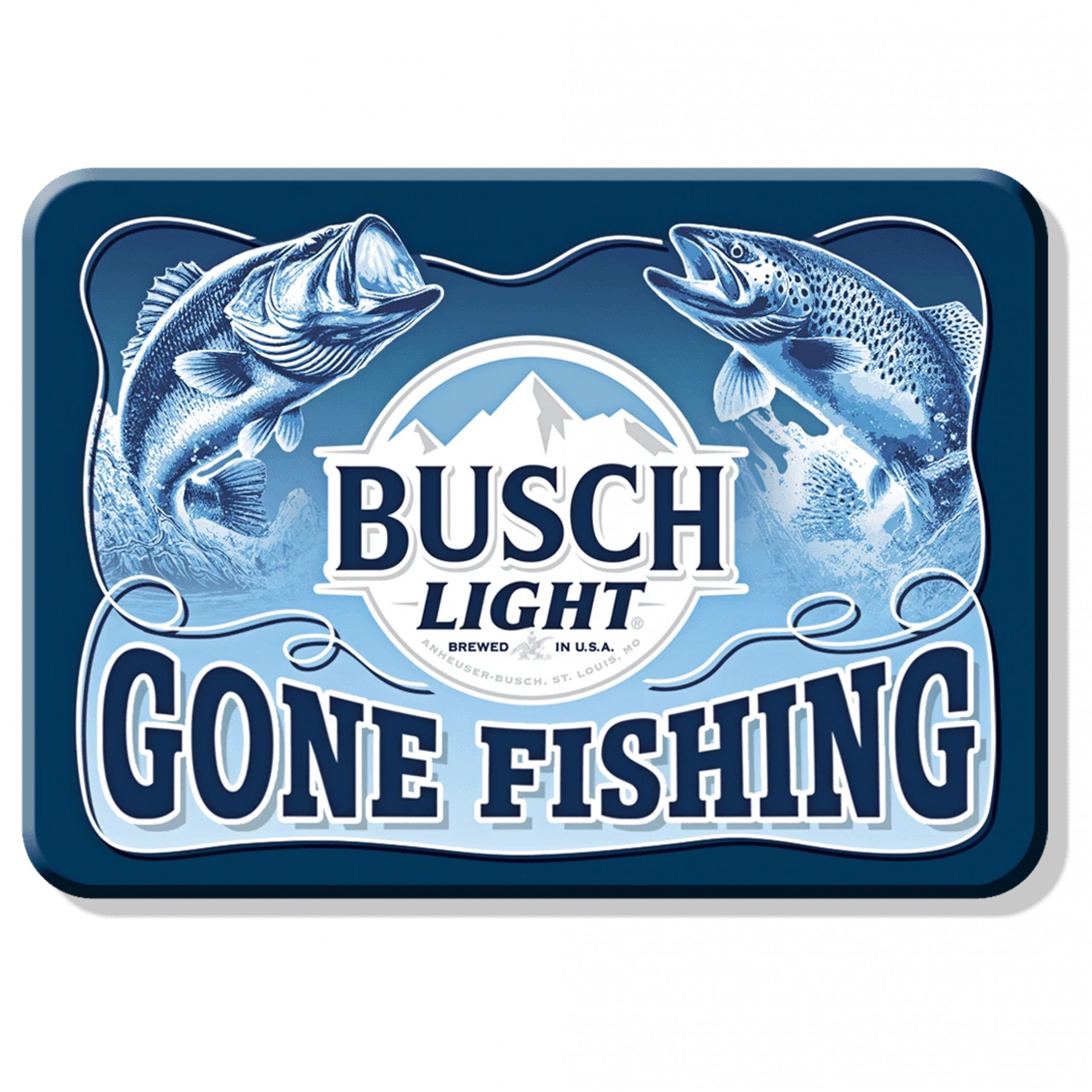 Busch Light Gone Fishing Magnet