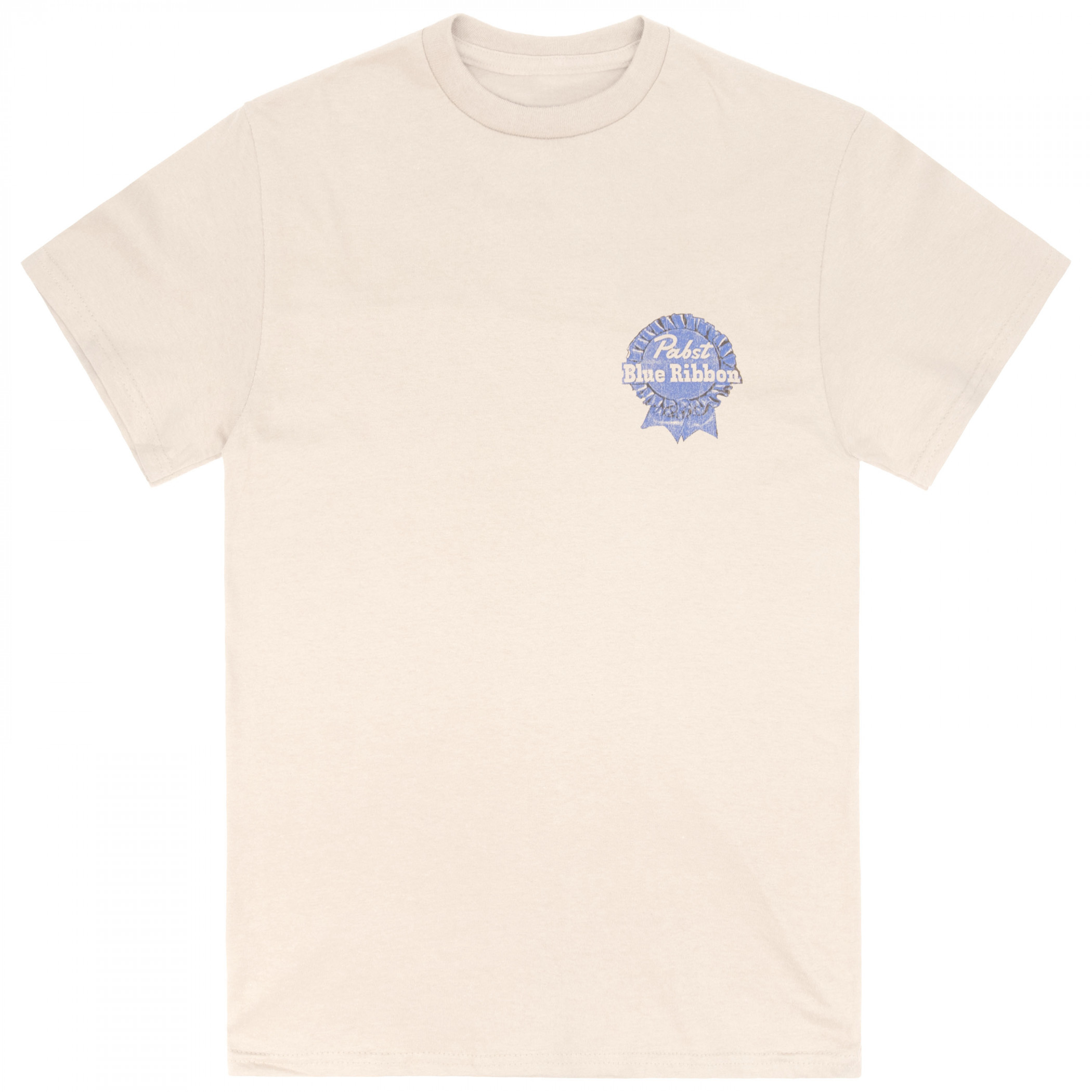 Pabst Blue Ribbon PBR Vintage Ad Front Back Print T-Shirt - image 2