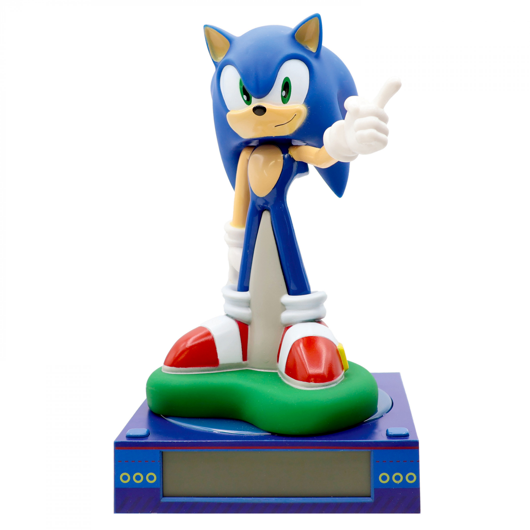 Sonic The Hedgehog LED Nightlight Alarm Clock, Blue