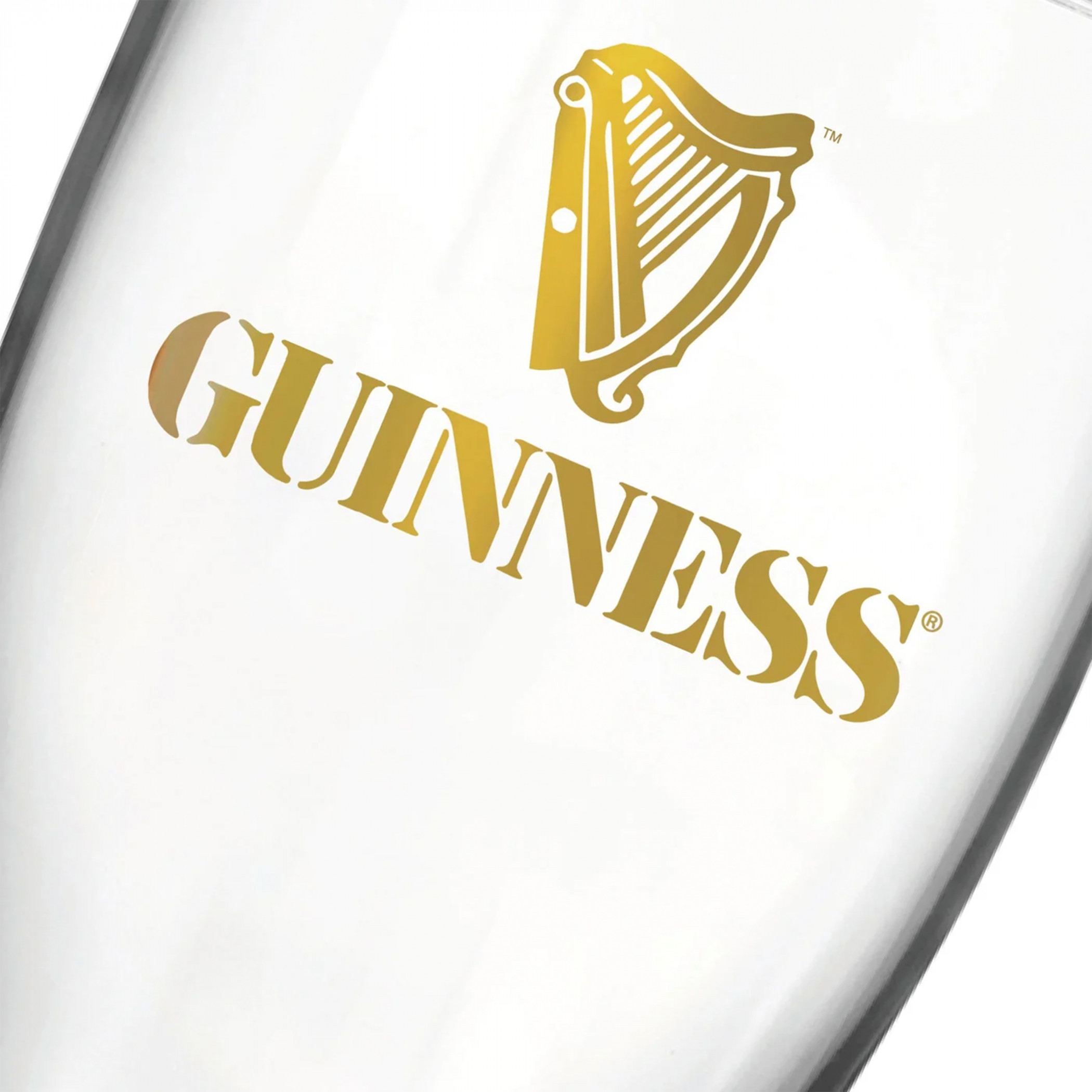 Guinness Vintage Gold Harp Pint Glass - image 3