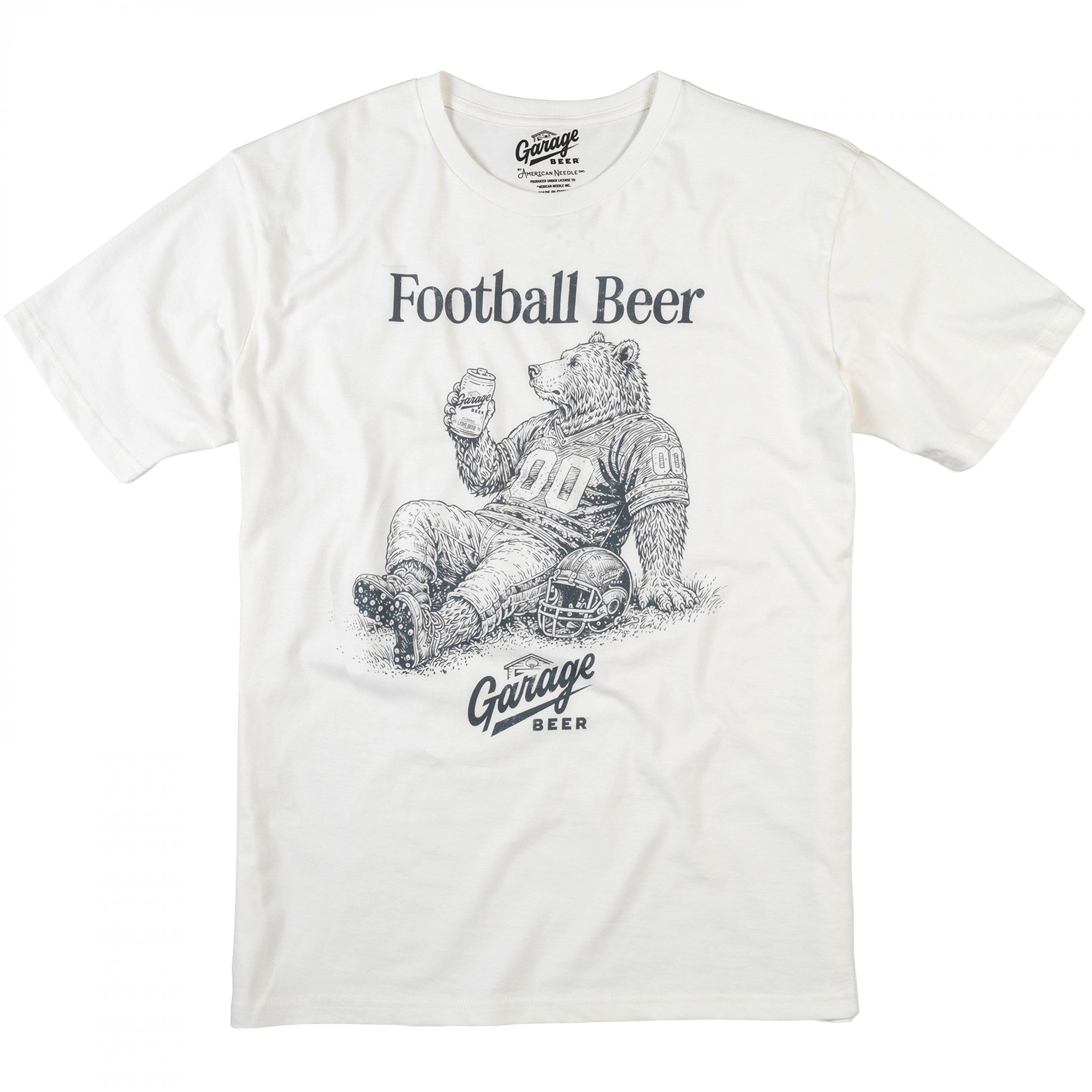 Garage Beer - Football Beer Bear T-Shirt
