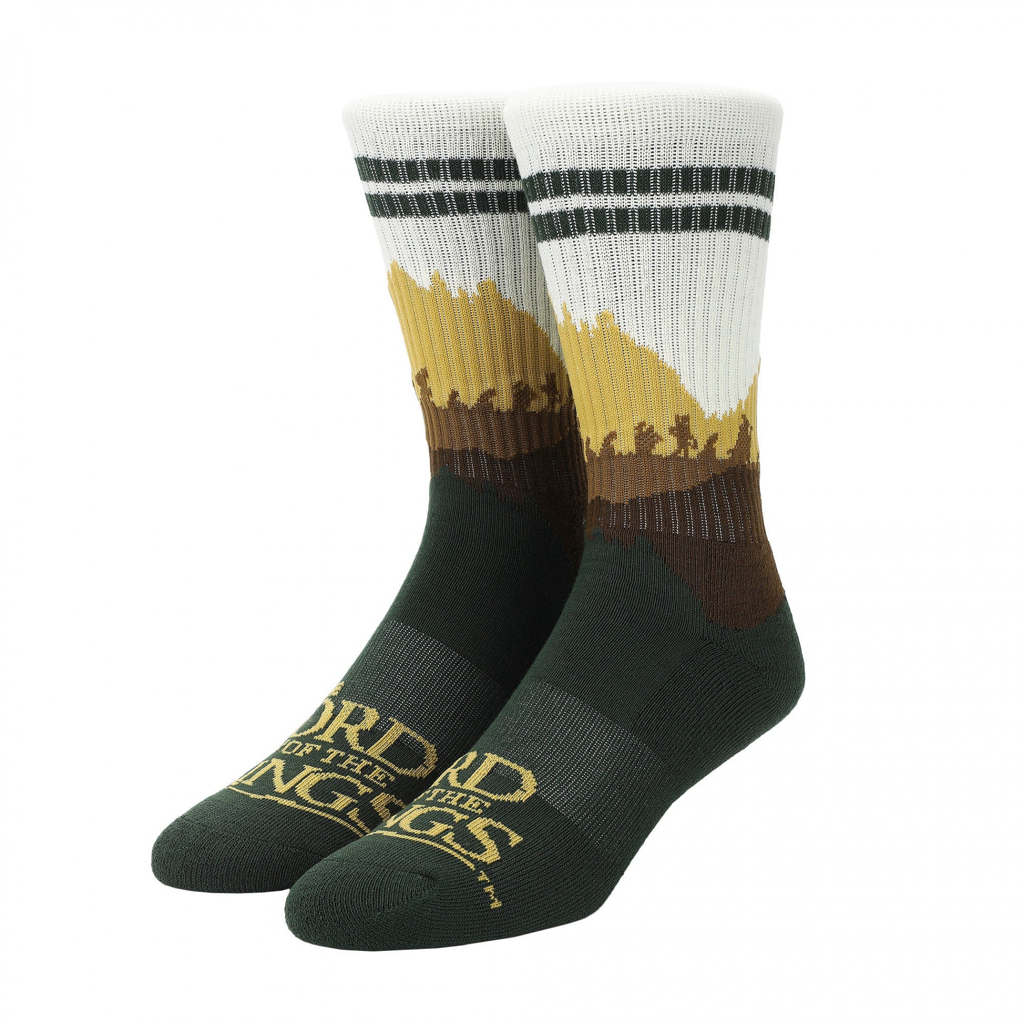 Lord of the Rings Title Art Men's Crew Socks, Multi-Color