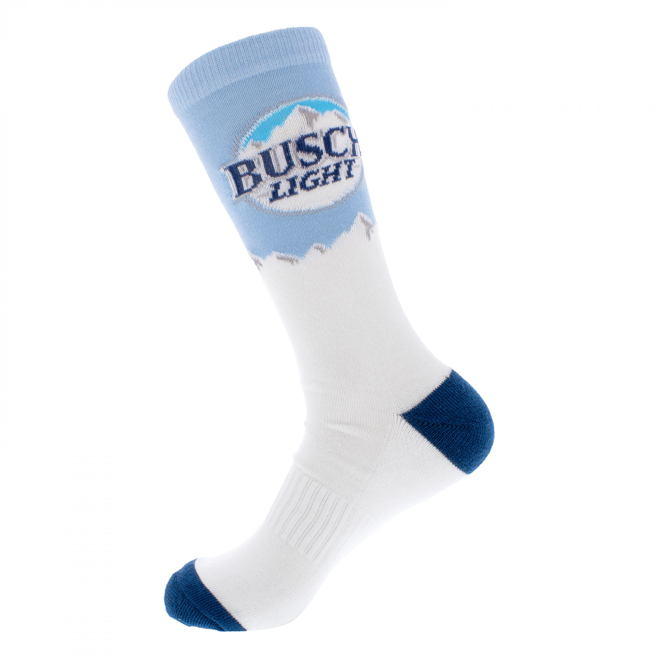 Busch Light Mountain Range and Logo Crew Socks - image 3
