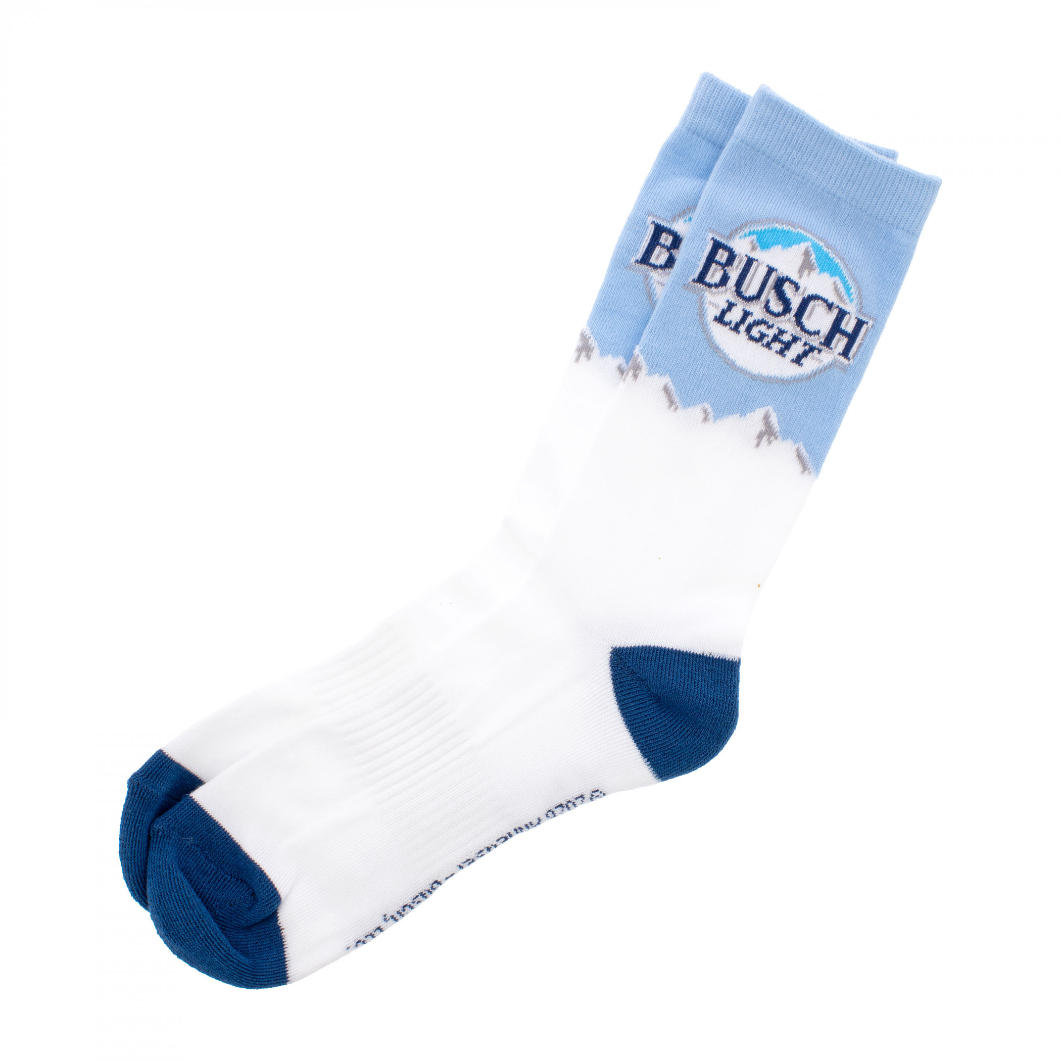 Busch Light Mountain Range and Logo Crew Socks - image 2