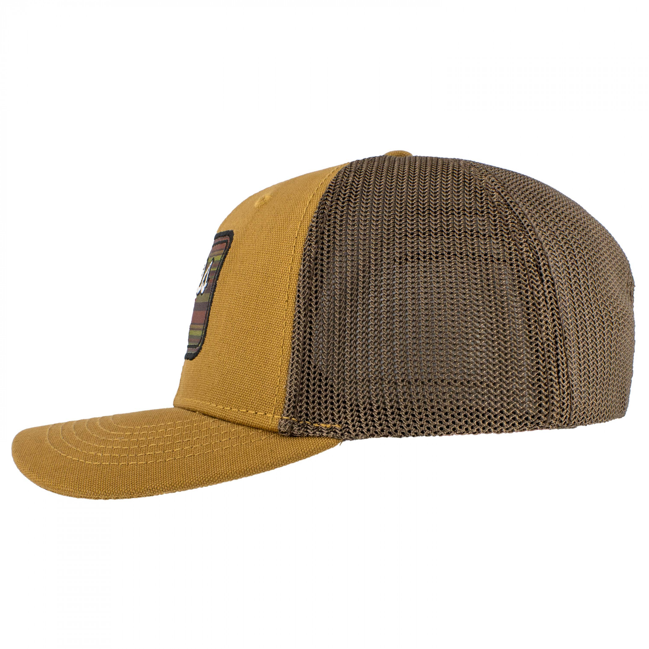 Coors Banquet Rodeo Stripe Patch Cotton Mesh Snapback Hat - image 3