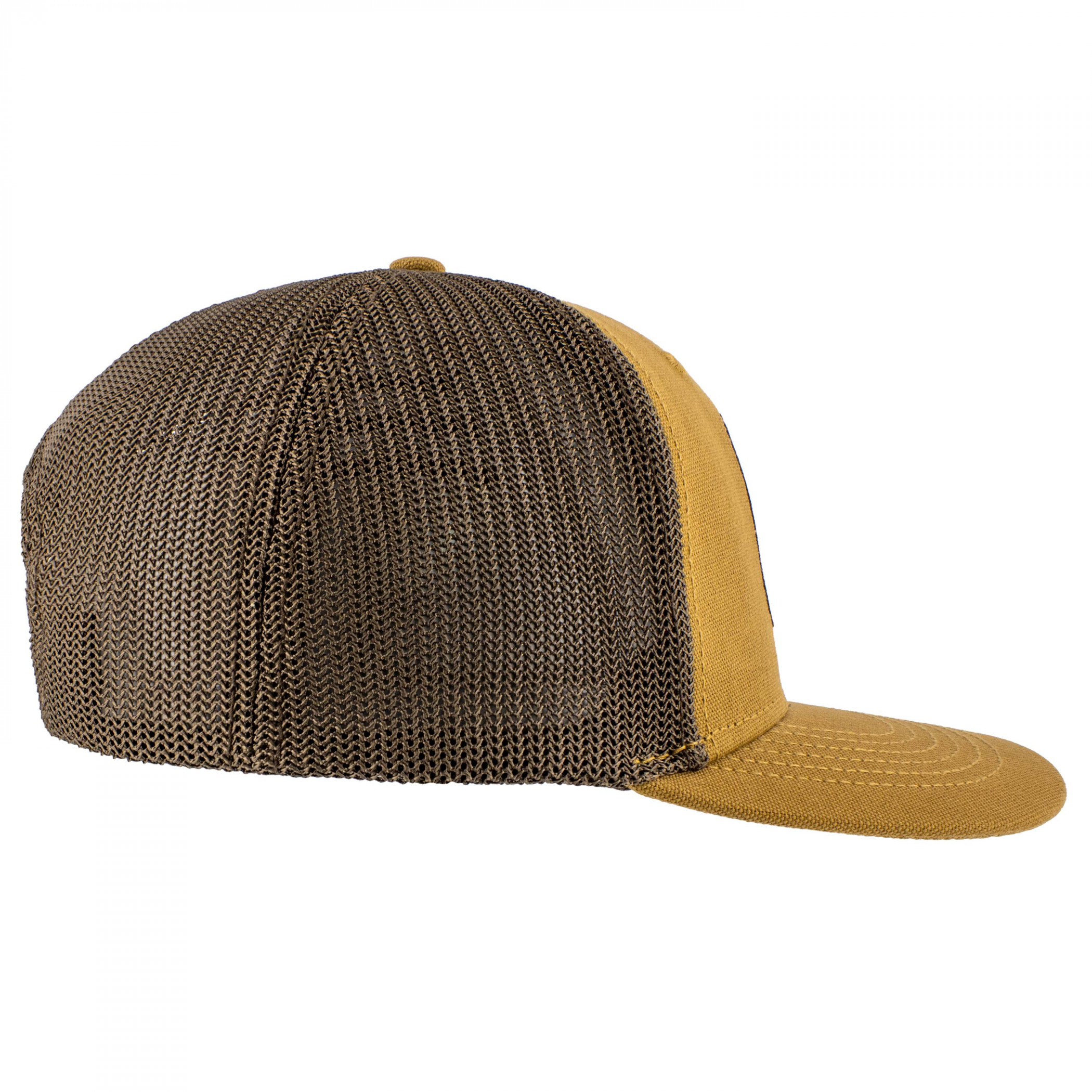 Coors Banquet Rodeo Stripe Patch Cotton Mesh Snapback Hat - image 4