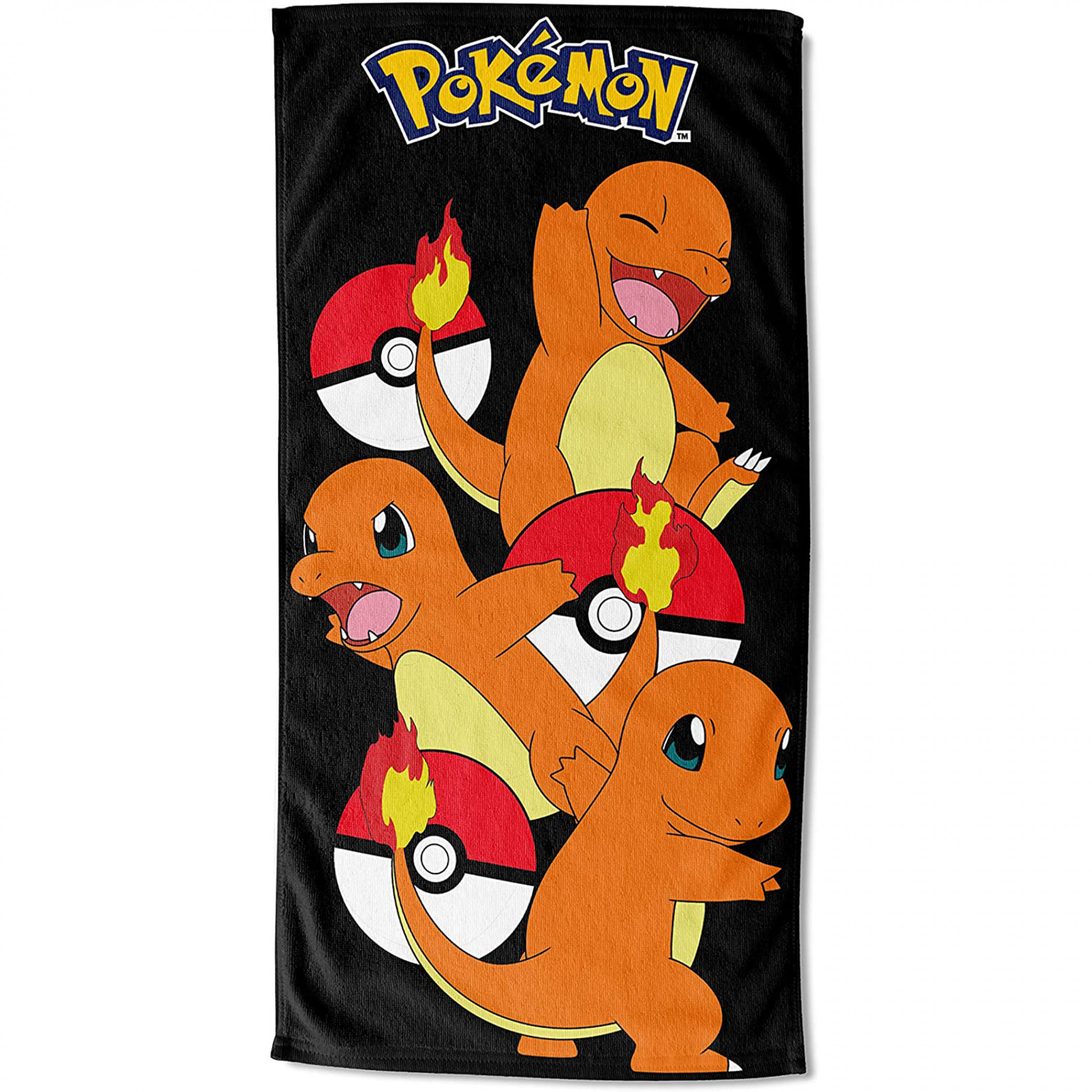 Pokemon Hot Charmander 30'x60' Beach Towel, Multi-Color