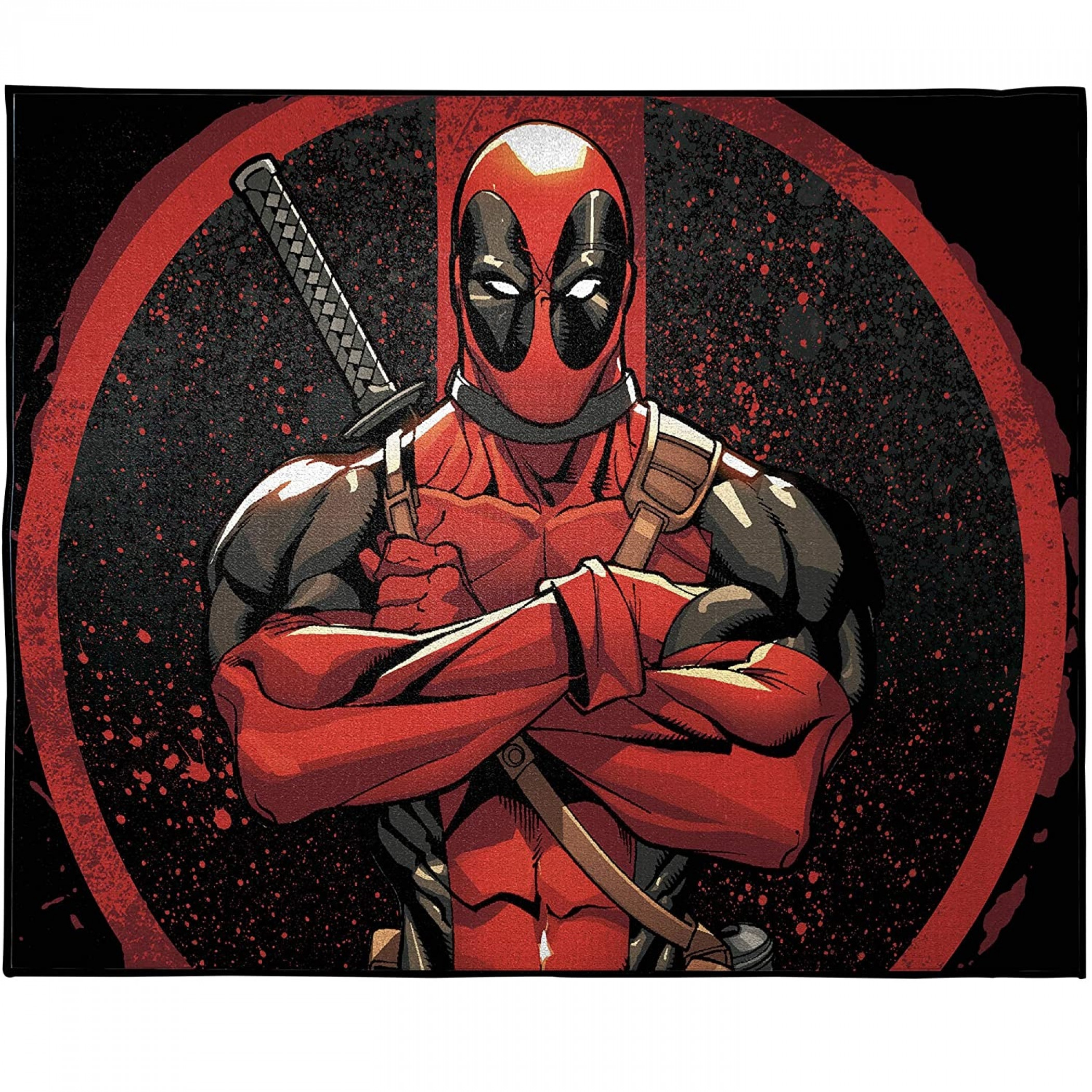 Marvel Deadpool Tough Guy Pose Room Rug, Multi-Color