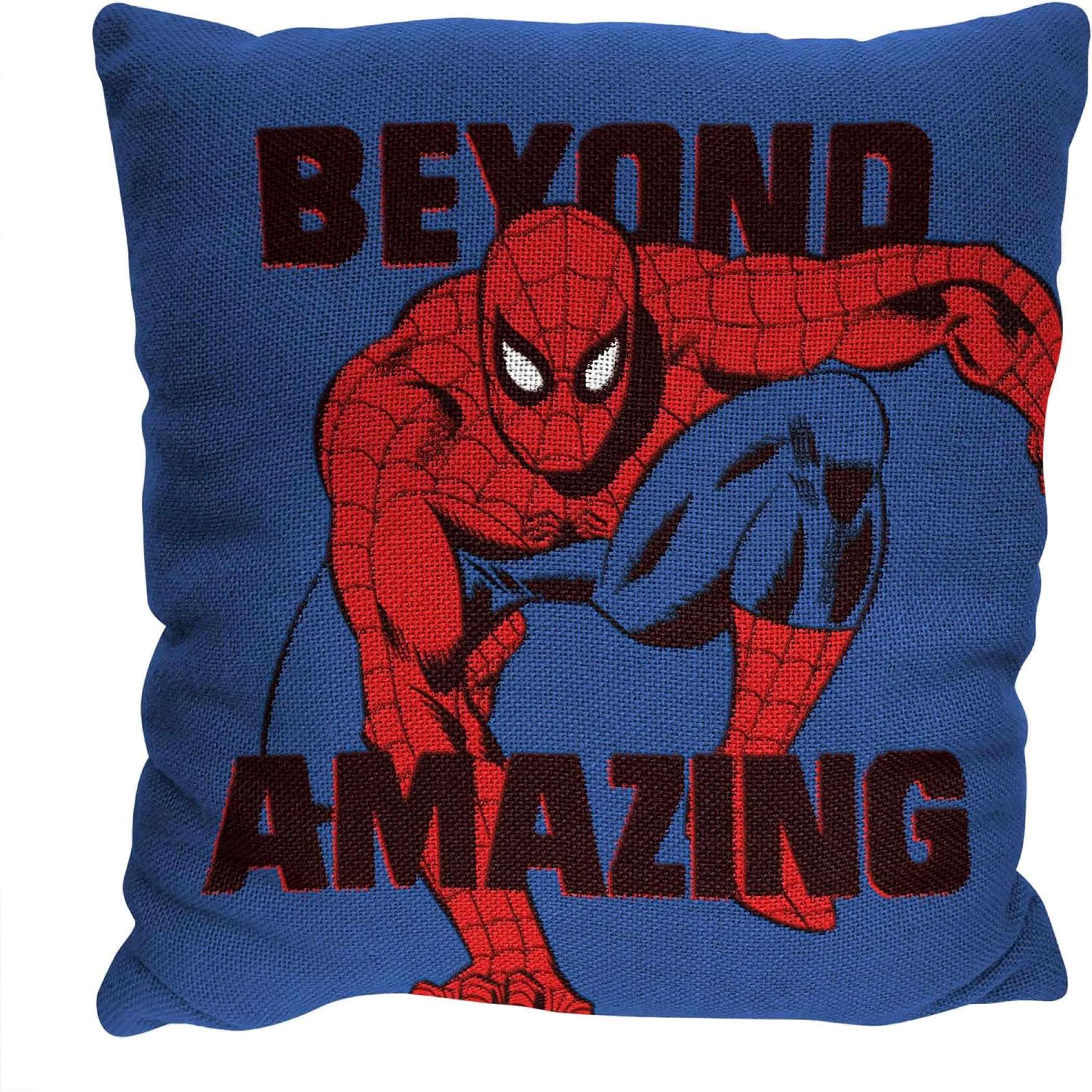Spider-Man Beyond Amazing 20' Woven Jacquard Pillow, Blue