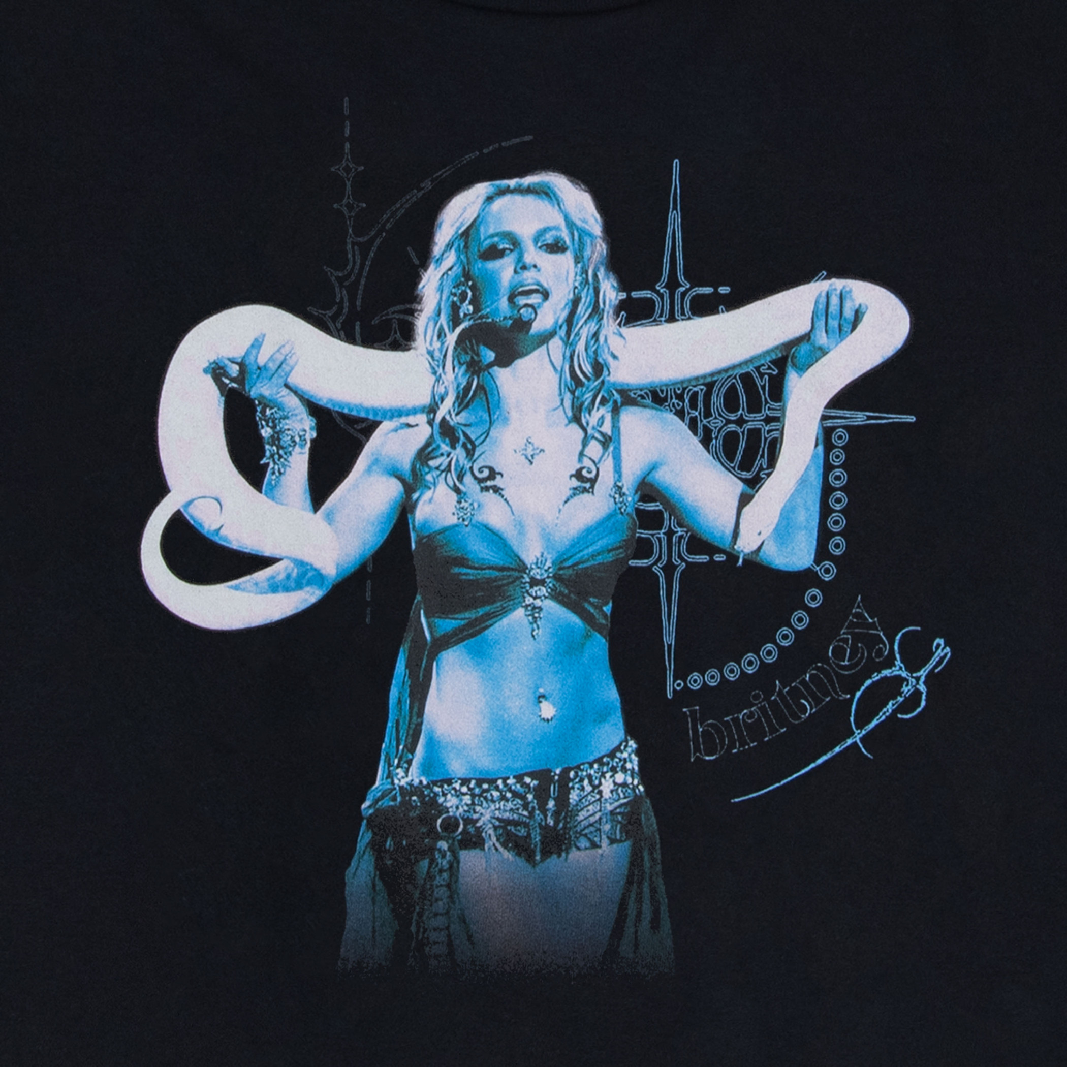 Britney Spears Python Performance Ladies Crop Top - image 2