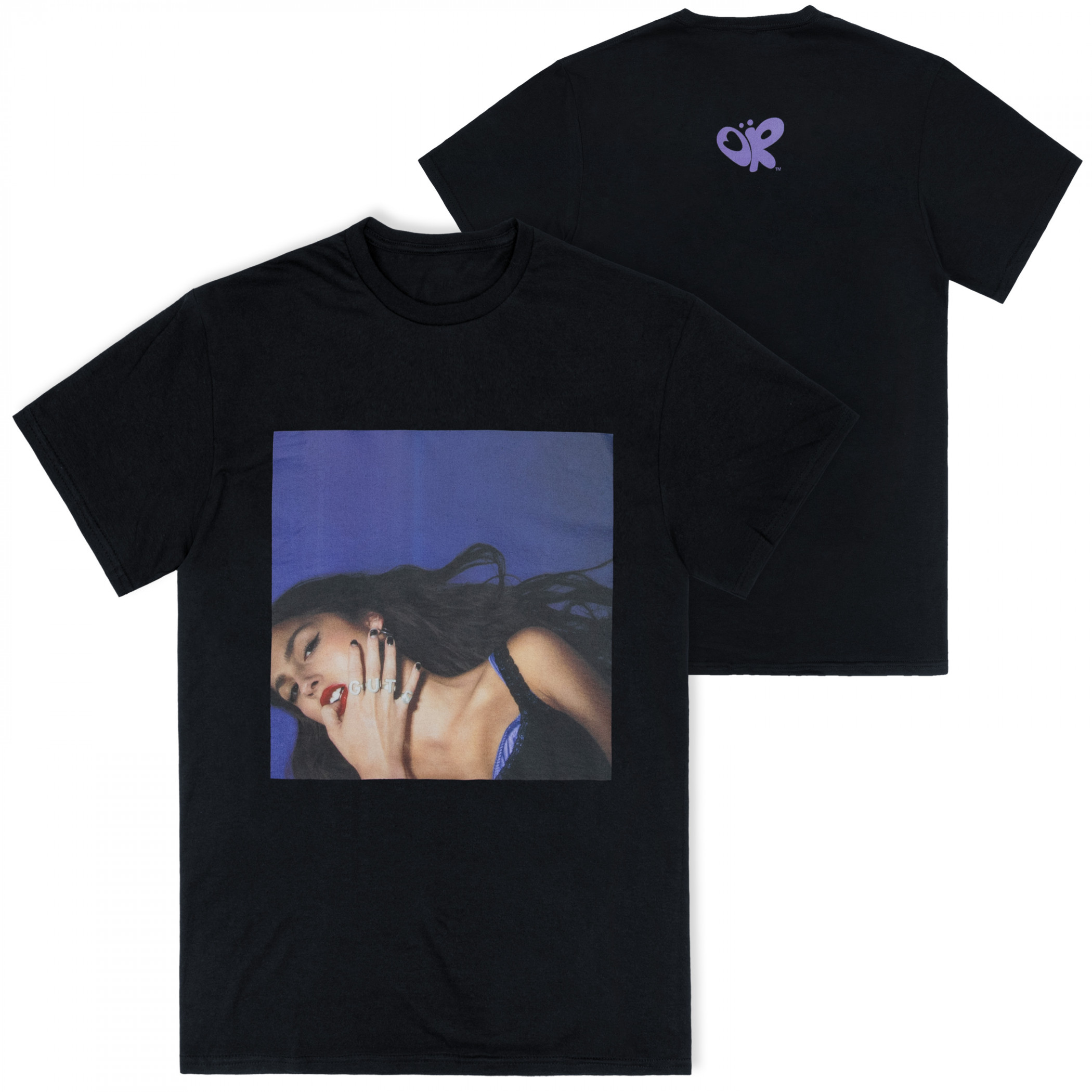Olivia Rodrigo Guts Album Cover Front & Back Print T-Shirt