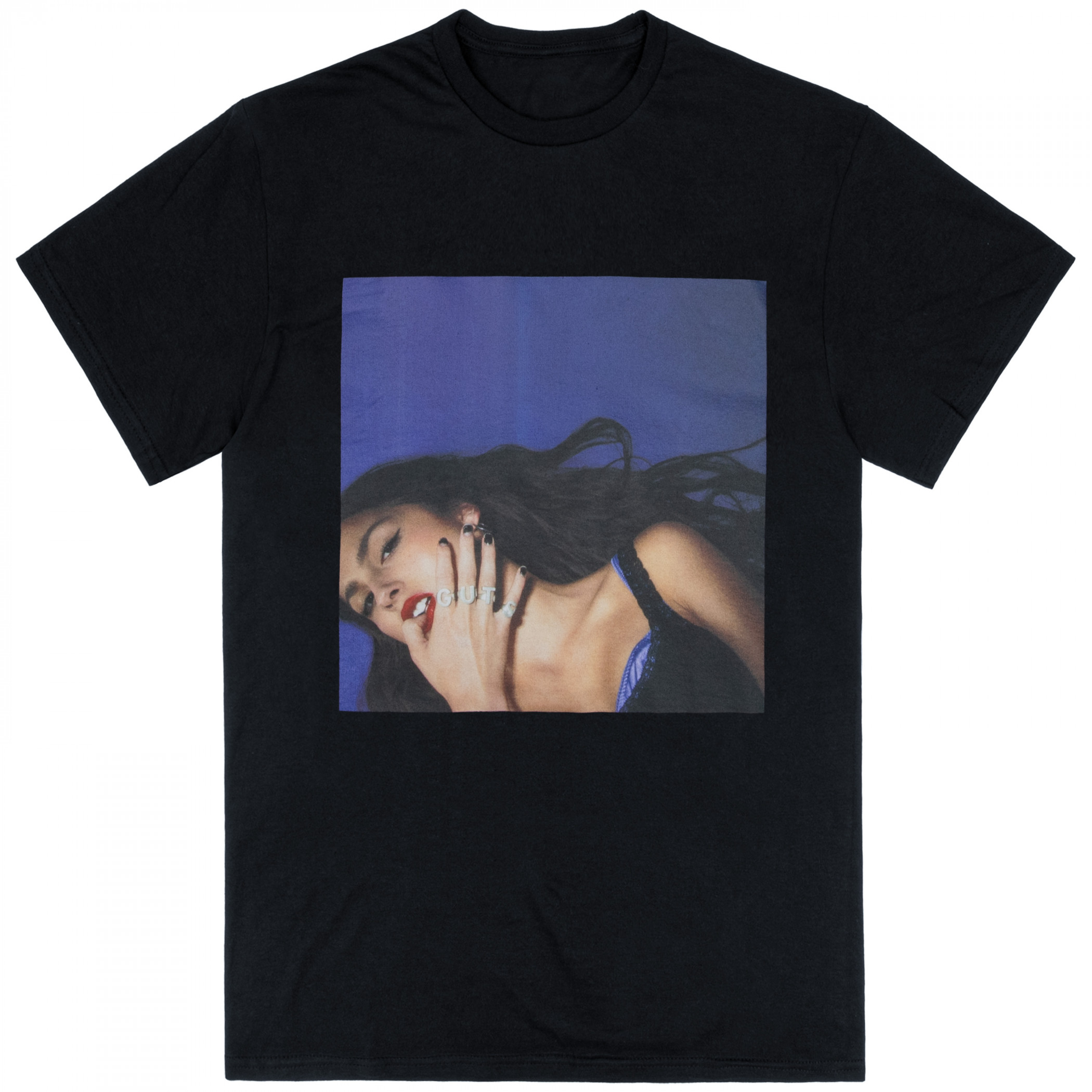 Olivia Rodrigo Guts Album Cover Front & Back Print T-Shirt - image 2