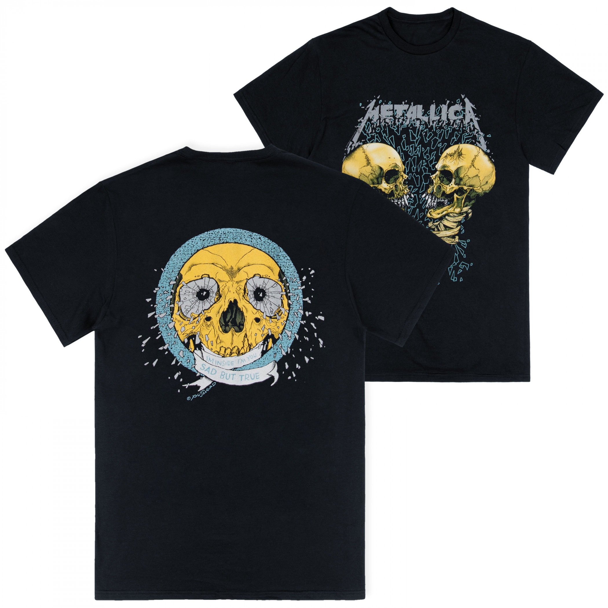 Metallica Sad But True Front and Back Printed T-Shirt