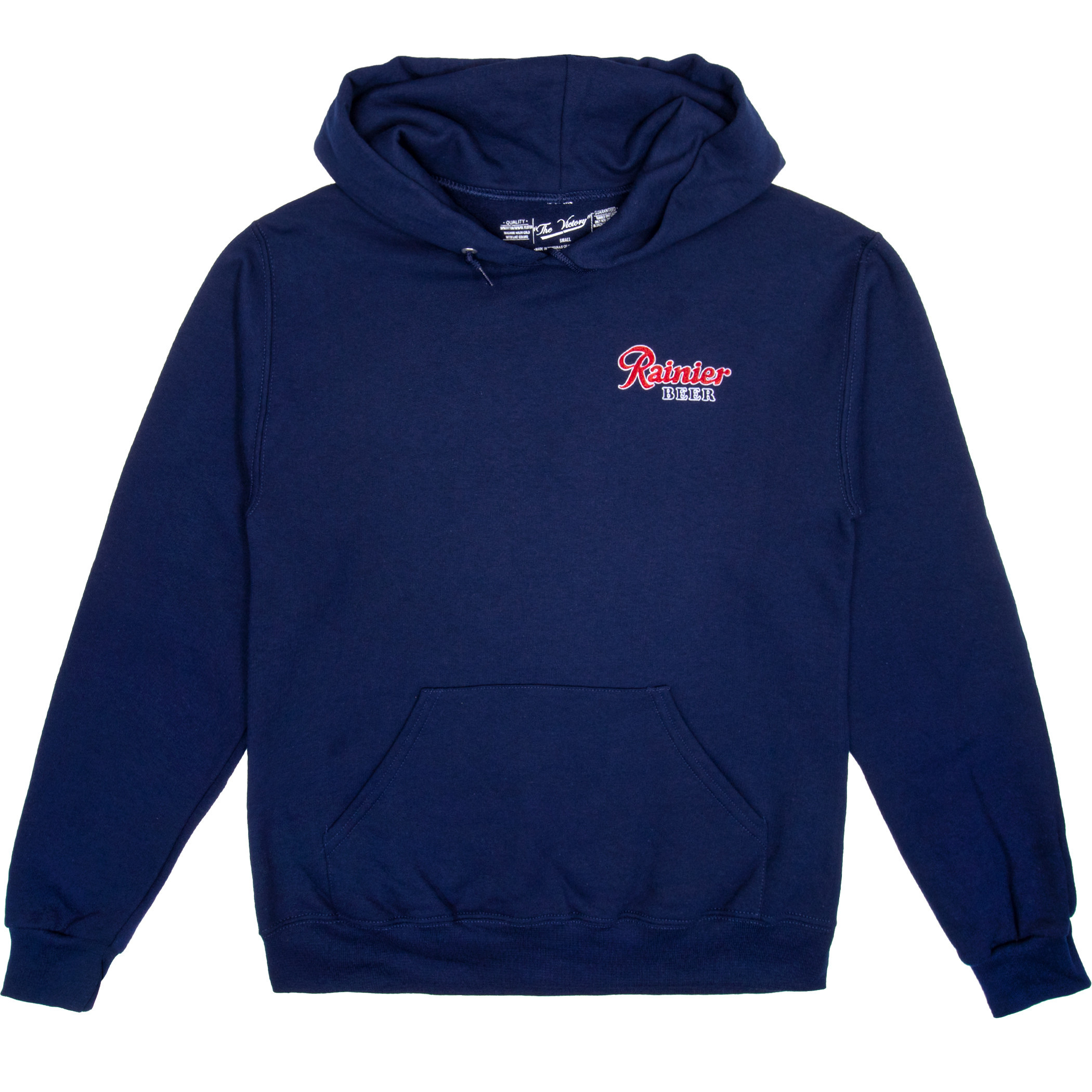 Rainier Mountain Fresh Beer Front & Back Print Hoodie - image 3