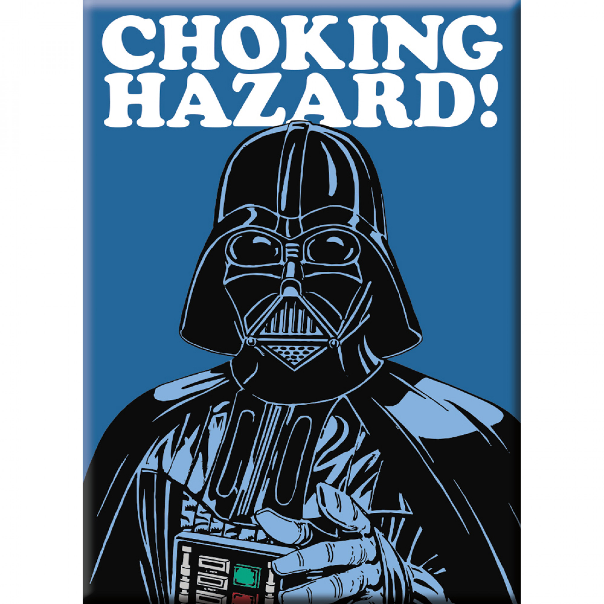 Star Wars Choking Hazard Magnet, Blue