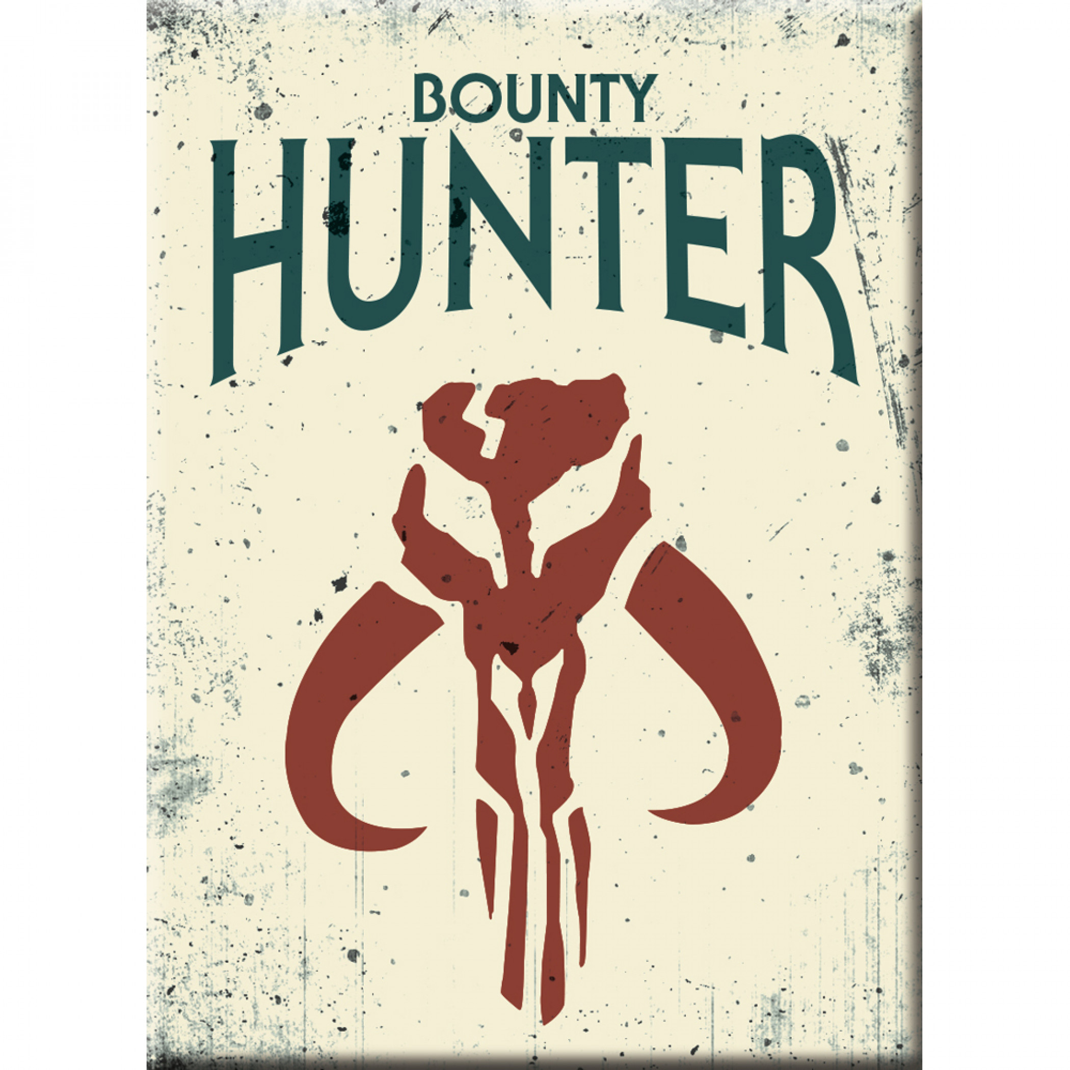 Star Wars Bounty Hunter Magnet, White