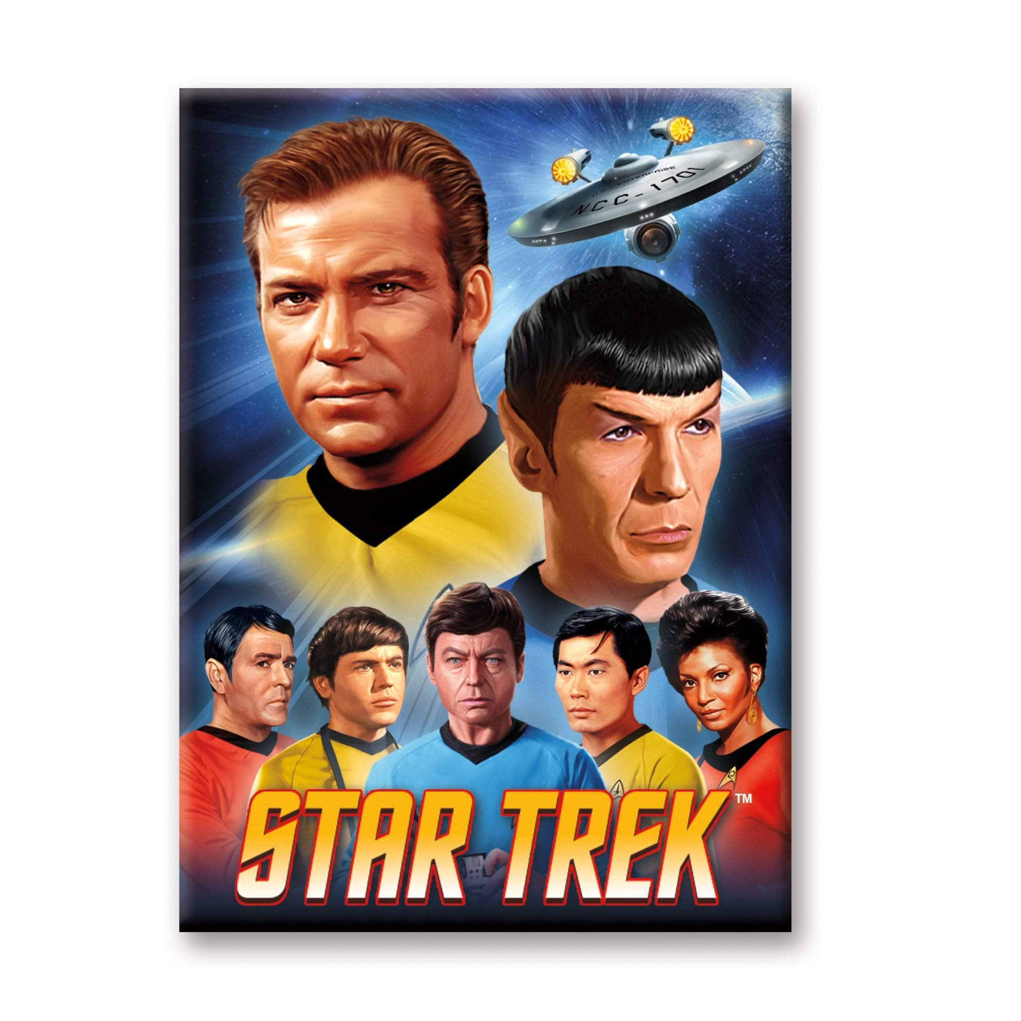 Star Trek Original Group Magnet, Multi-Color