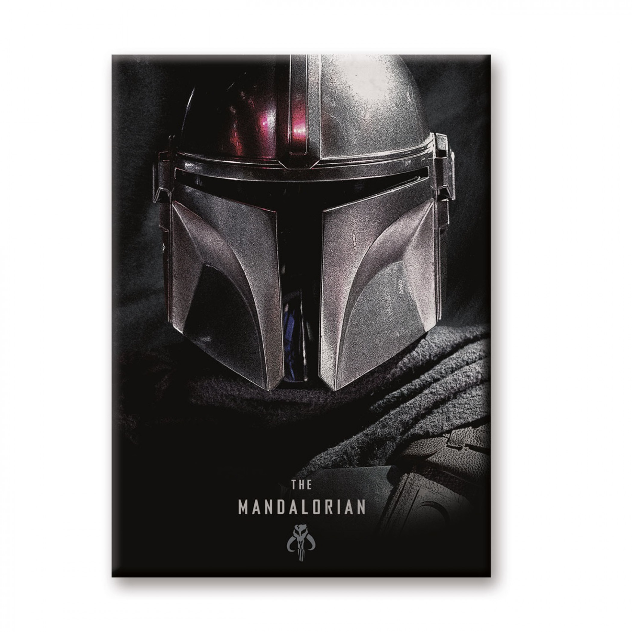 Star Wars The Mandalorian Character Helmet Magnet, Multi-Color