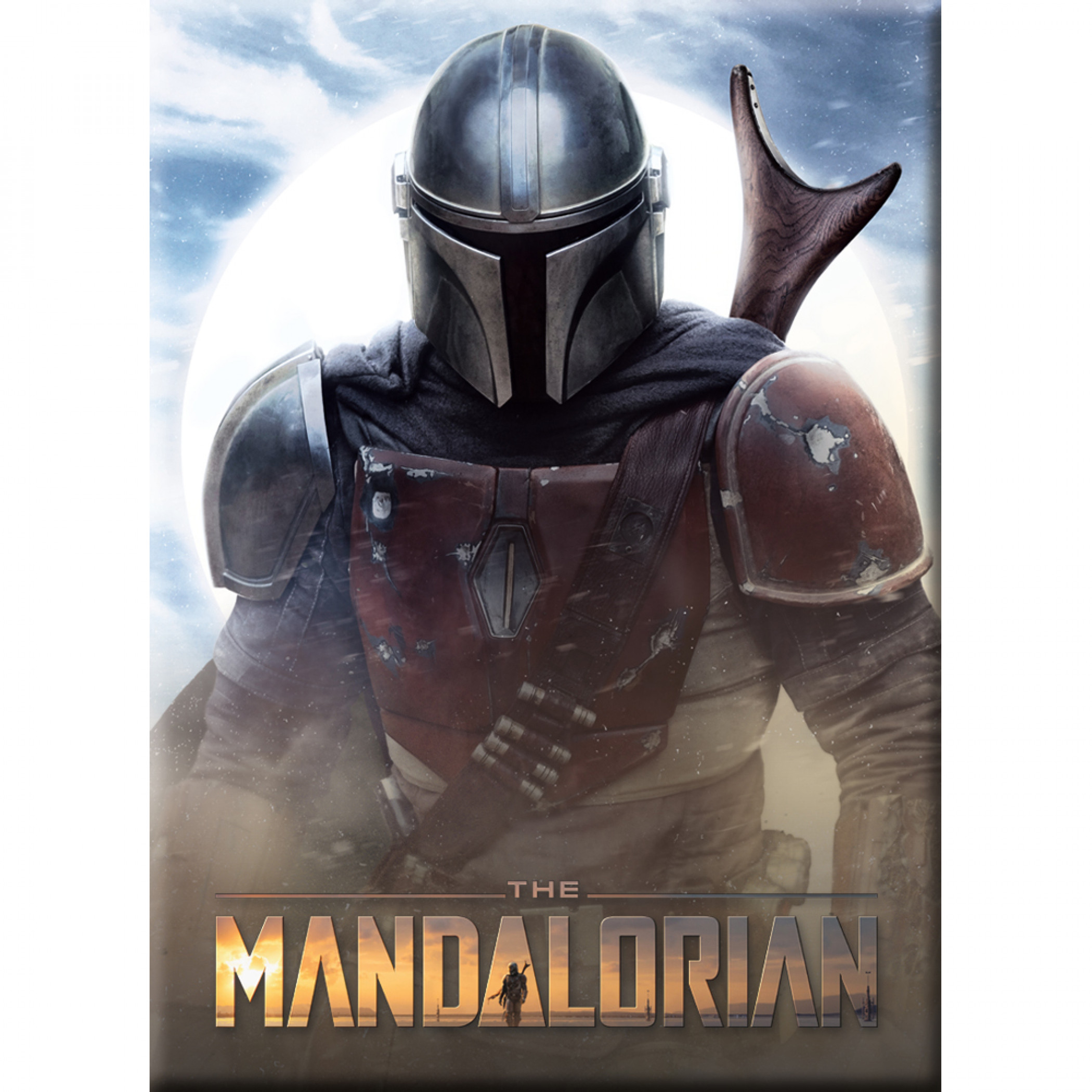 The Mandalorian Poster Magnet, Blue
