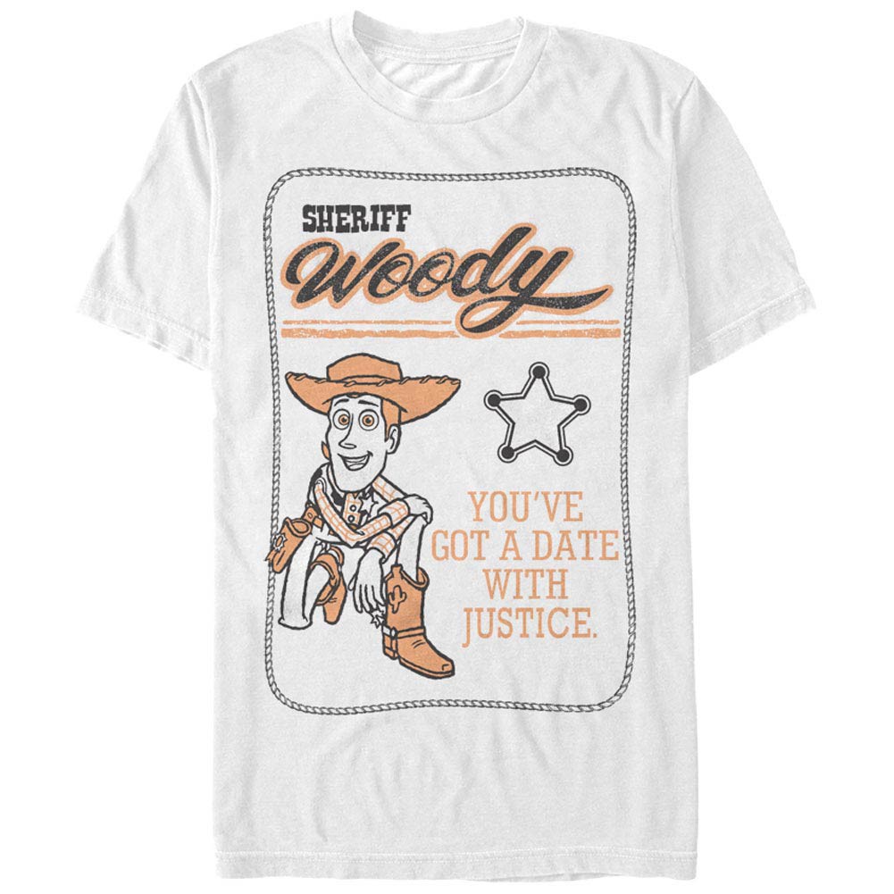 Disney Pixar Toy Story 1-3 Date With Destiny White T-Shirt