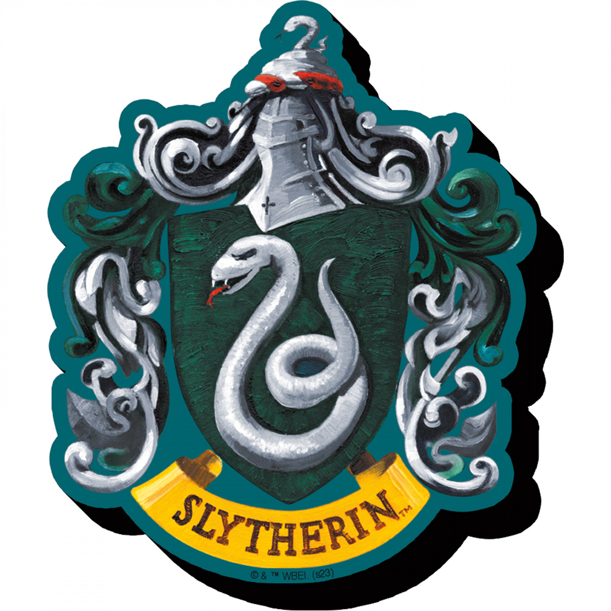 Harry Potter Slytherin Crest Magnet, Green