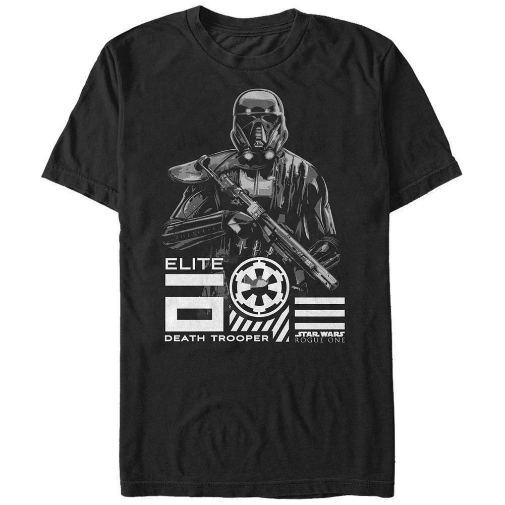 Star Wars Rogue One Elite Death Black T-Shirt, Black